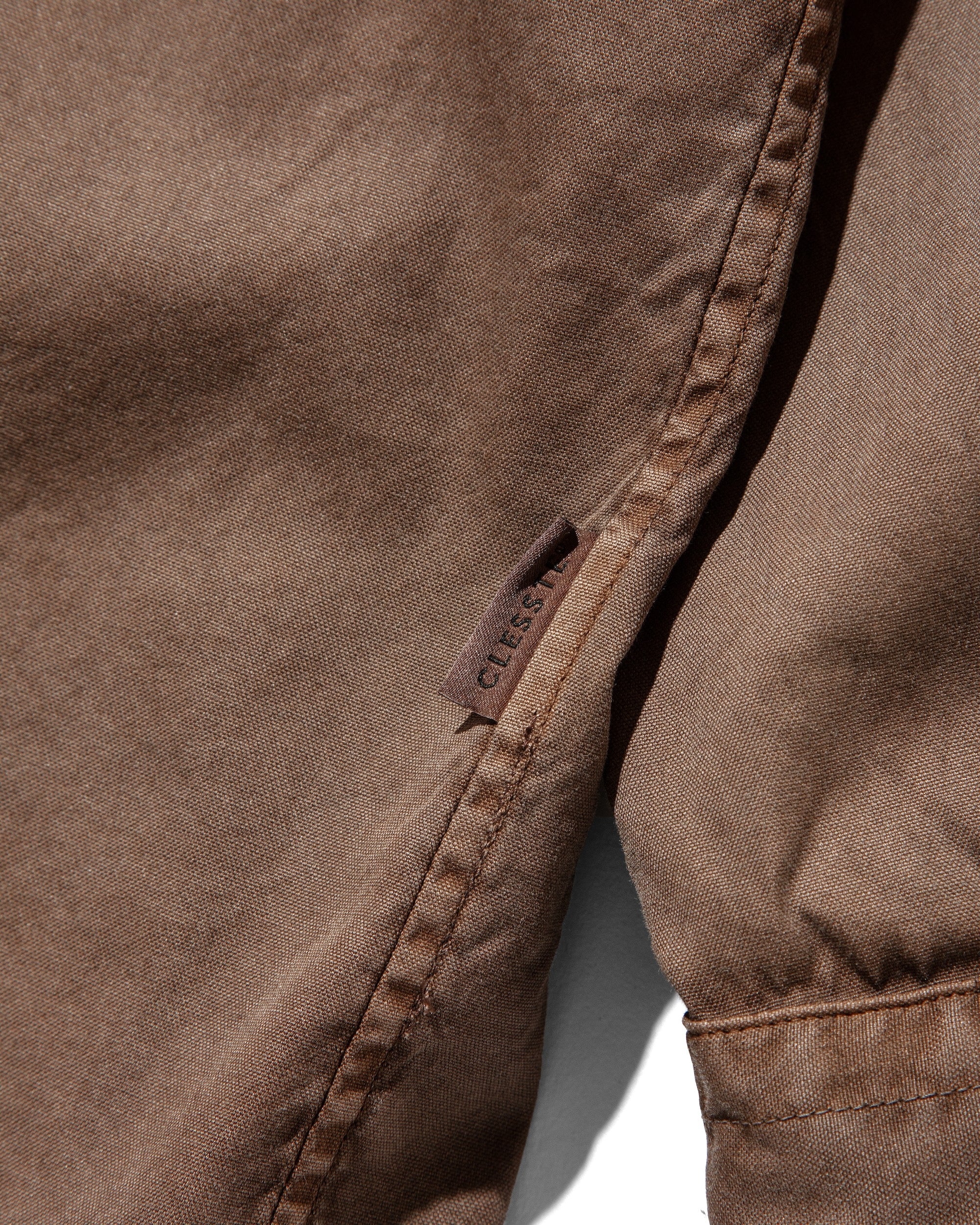 PIGMENT DYED OXFORD CITY SHIRT (FADE BROWN)