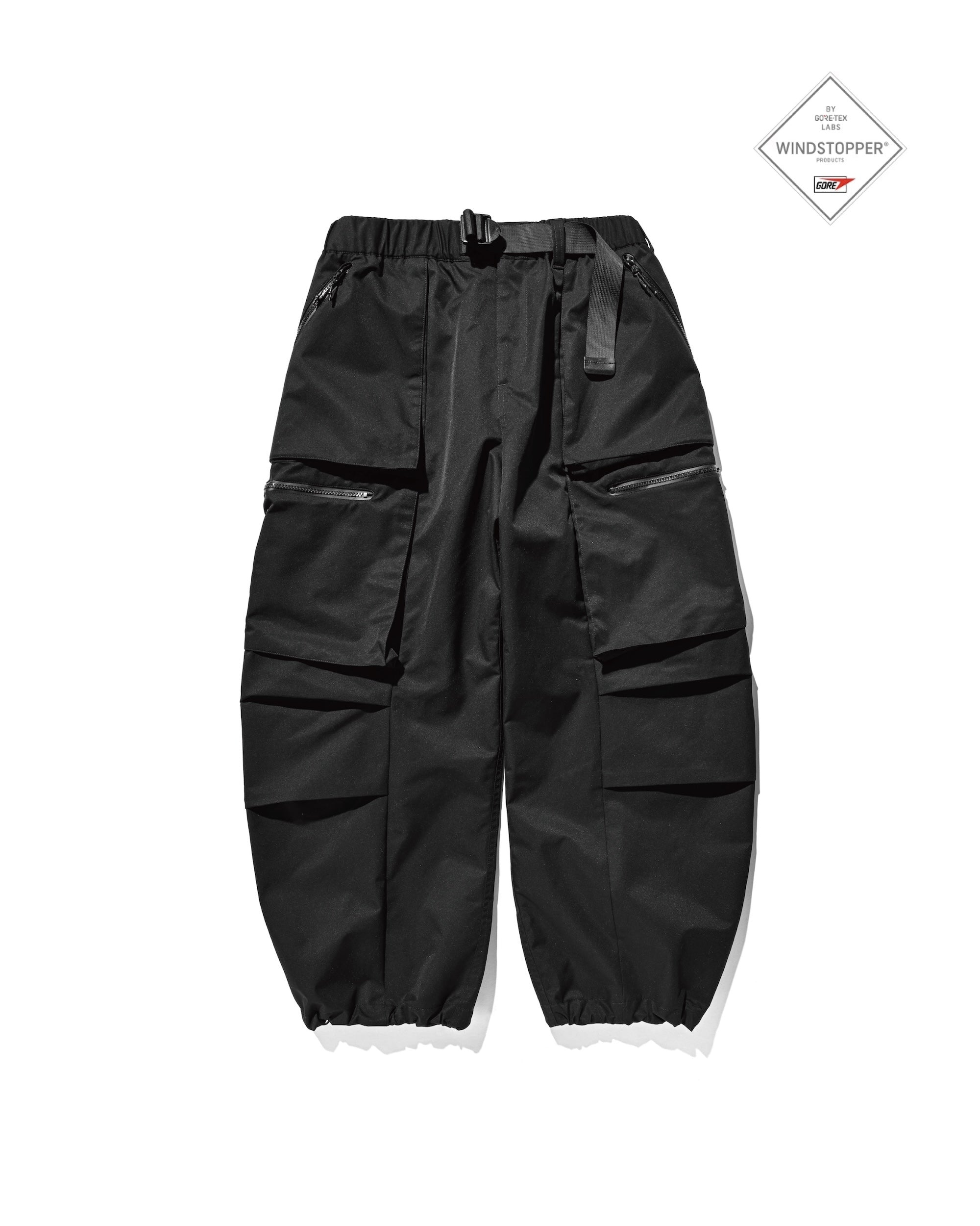 +phenix WINDSTOPPER® by GORE-TEX LABS TWILL CITY MILITARY CURVE PANTS (BLACK)