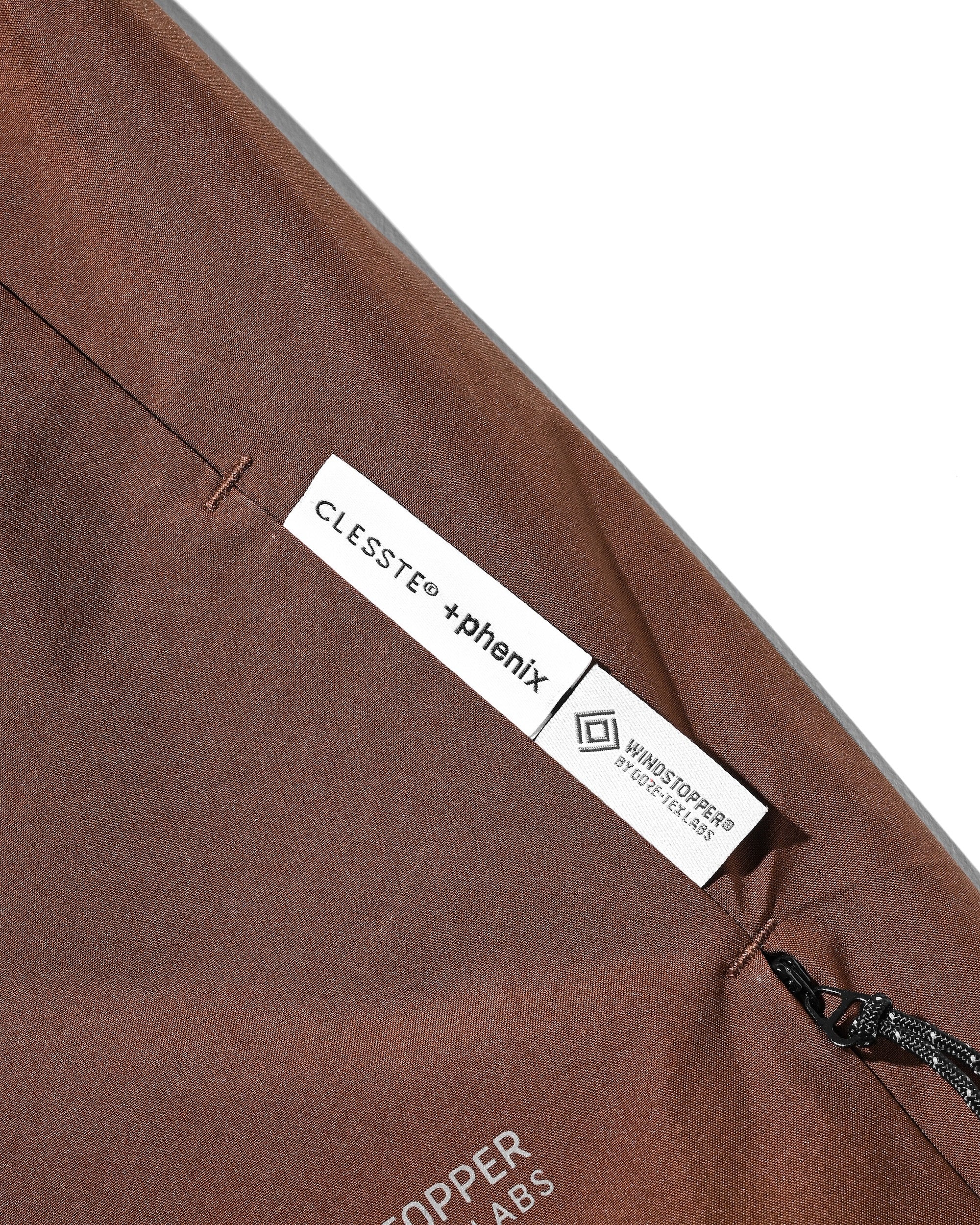 【10.29 WED 20:00- IN STOCK】+phenix WINDSTOPPER® by GORE-TEX LABS CITY BARREL LEG PANTS (CHOCOLATE BROWN)