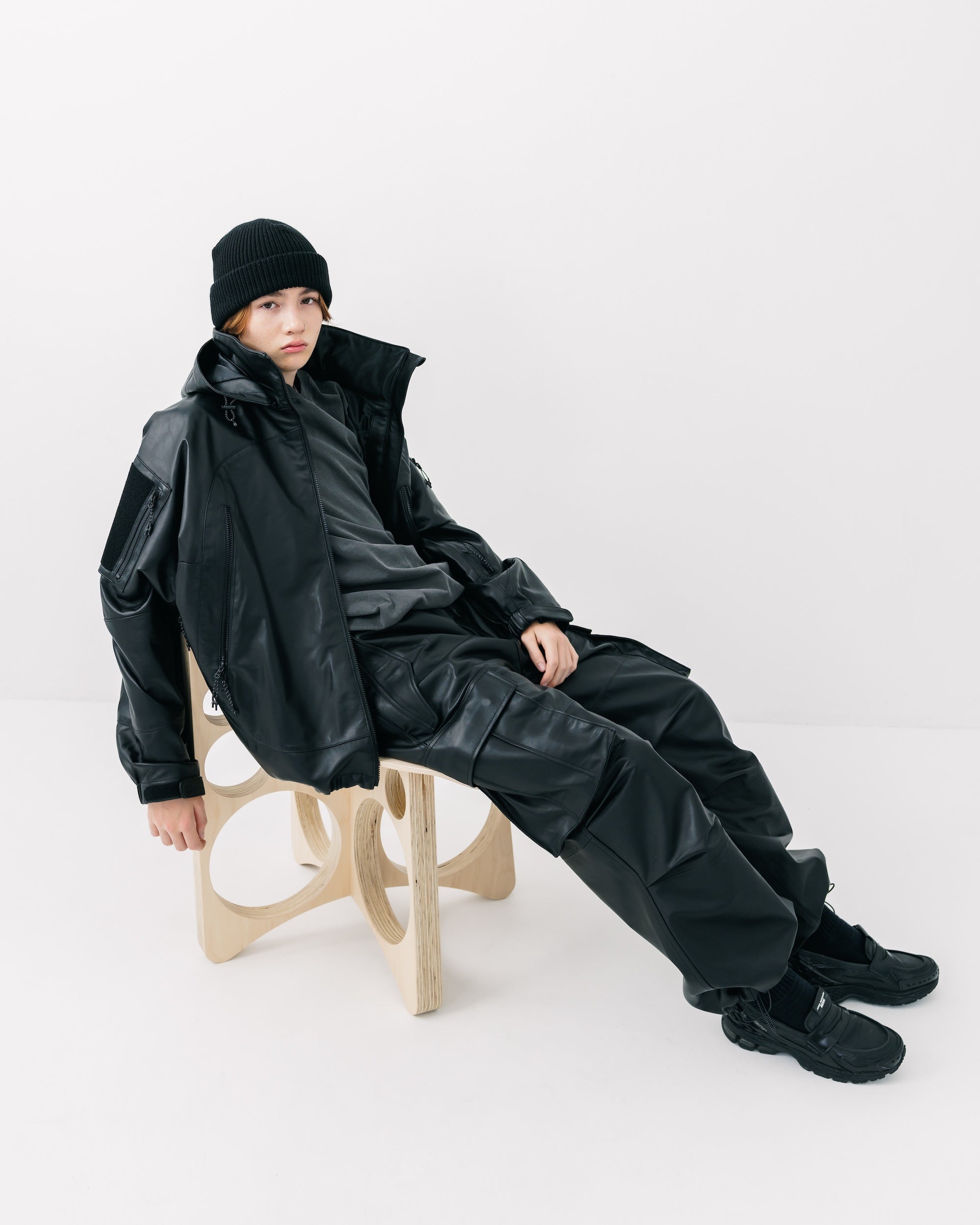 +phenix WINDSTOPPER® by GORE-TEX LABS LEATHER CITY MILITARY JACKET