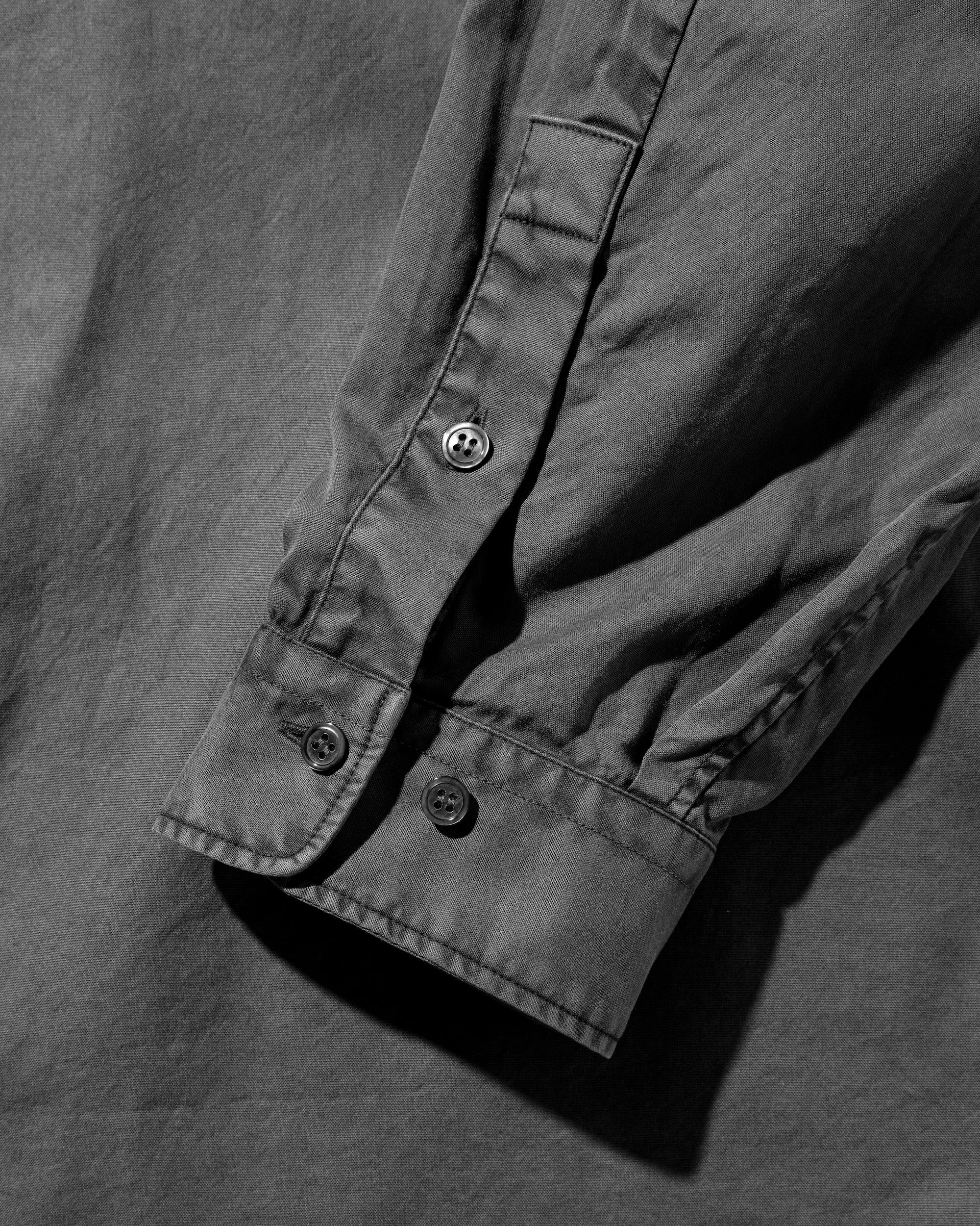 PIGMENT DYED OXFORD CITY SHIRT (FADE BLACK)