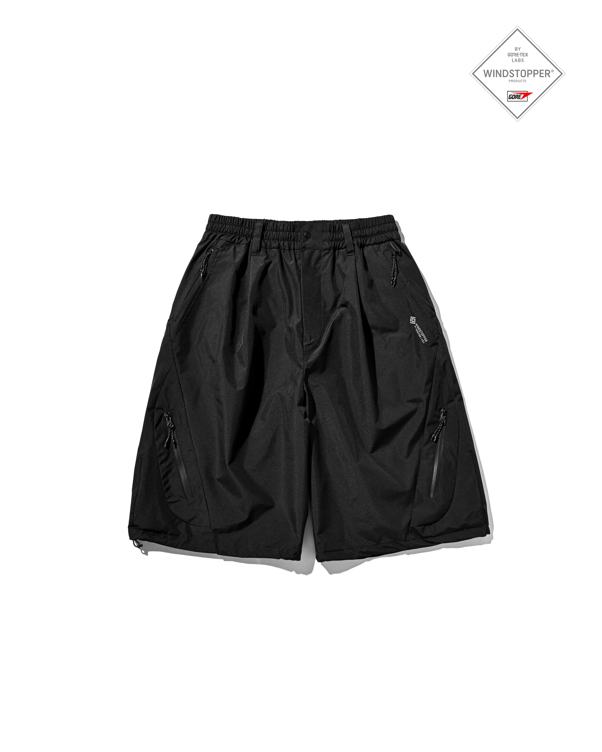 【5.28 WED 20:00- IN STOCK】+phenix WINDSTOPPER® by GORE-TEX LABS TECH MASSIVE TWISTED HALF PANTS (BLACK)