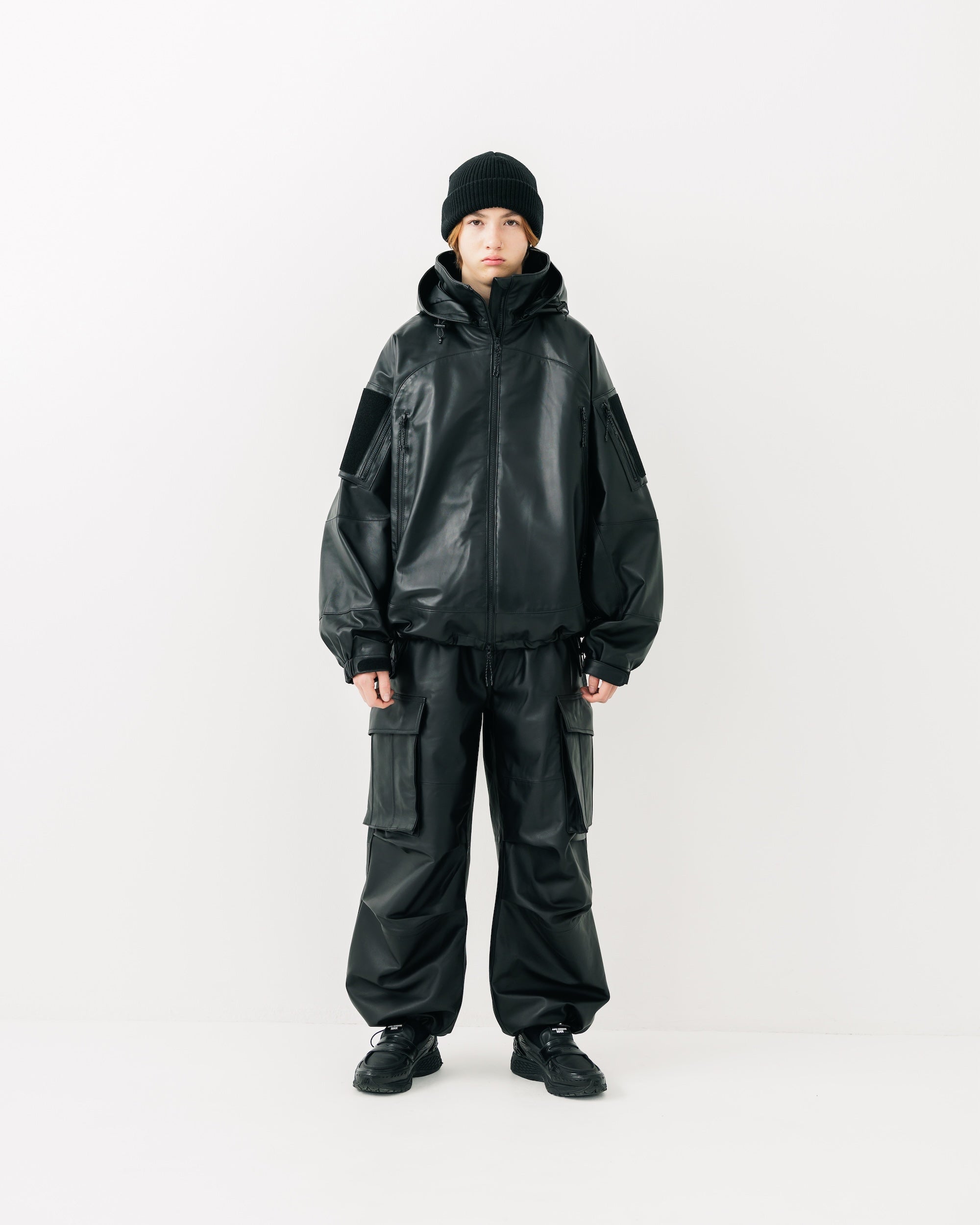 +phenix WINDSTOPPER® by GORE-TEX LABS LEATHER CITY MILITARY JACKET