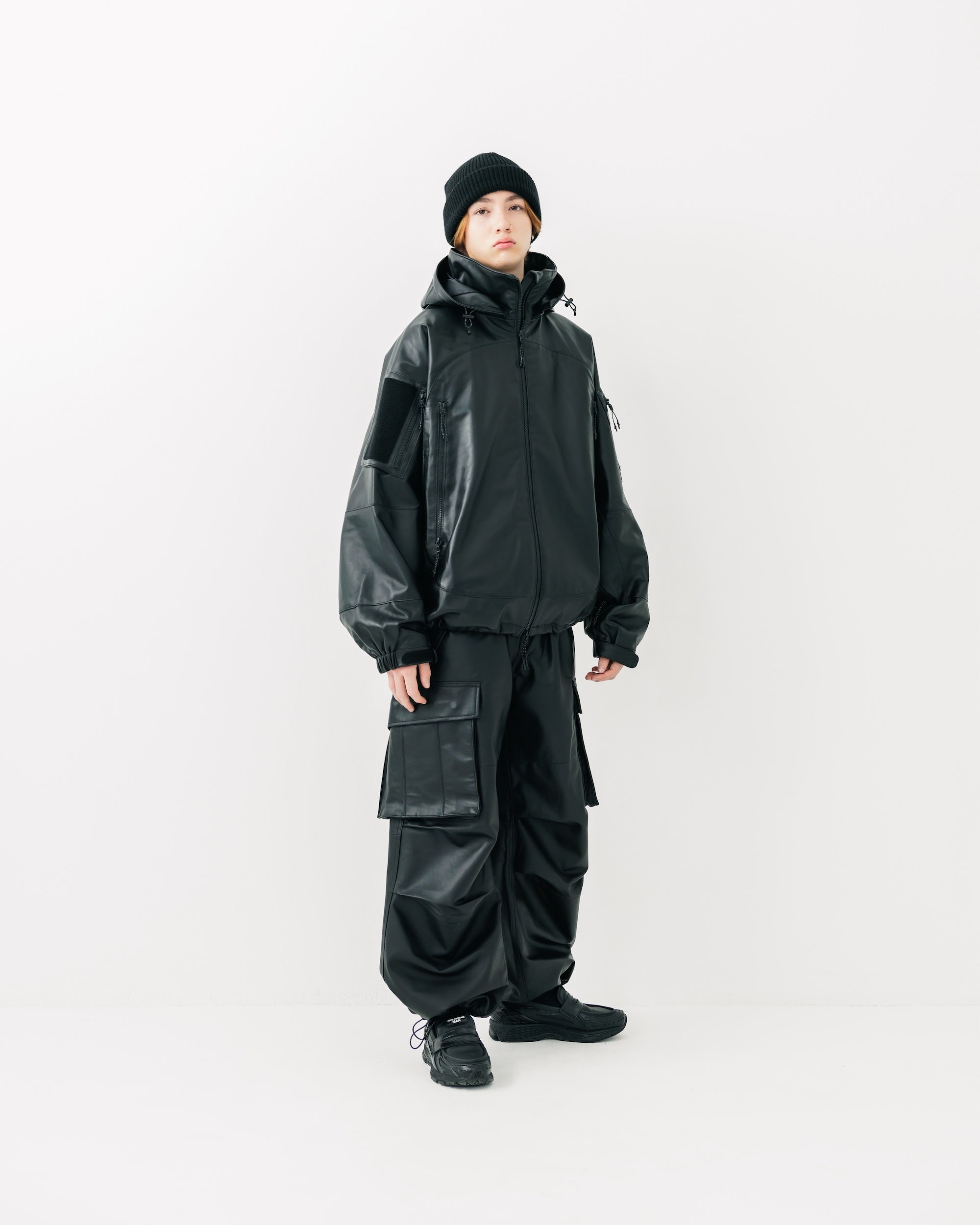 +phenix WINDSTOPPER® by GORE-TEX LABS LEATHER CITY MILITARY JACKET