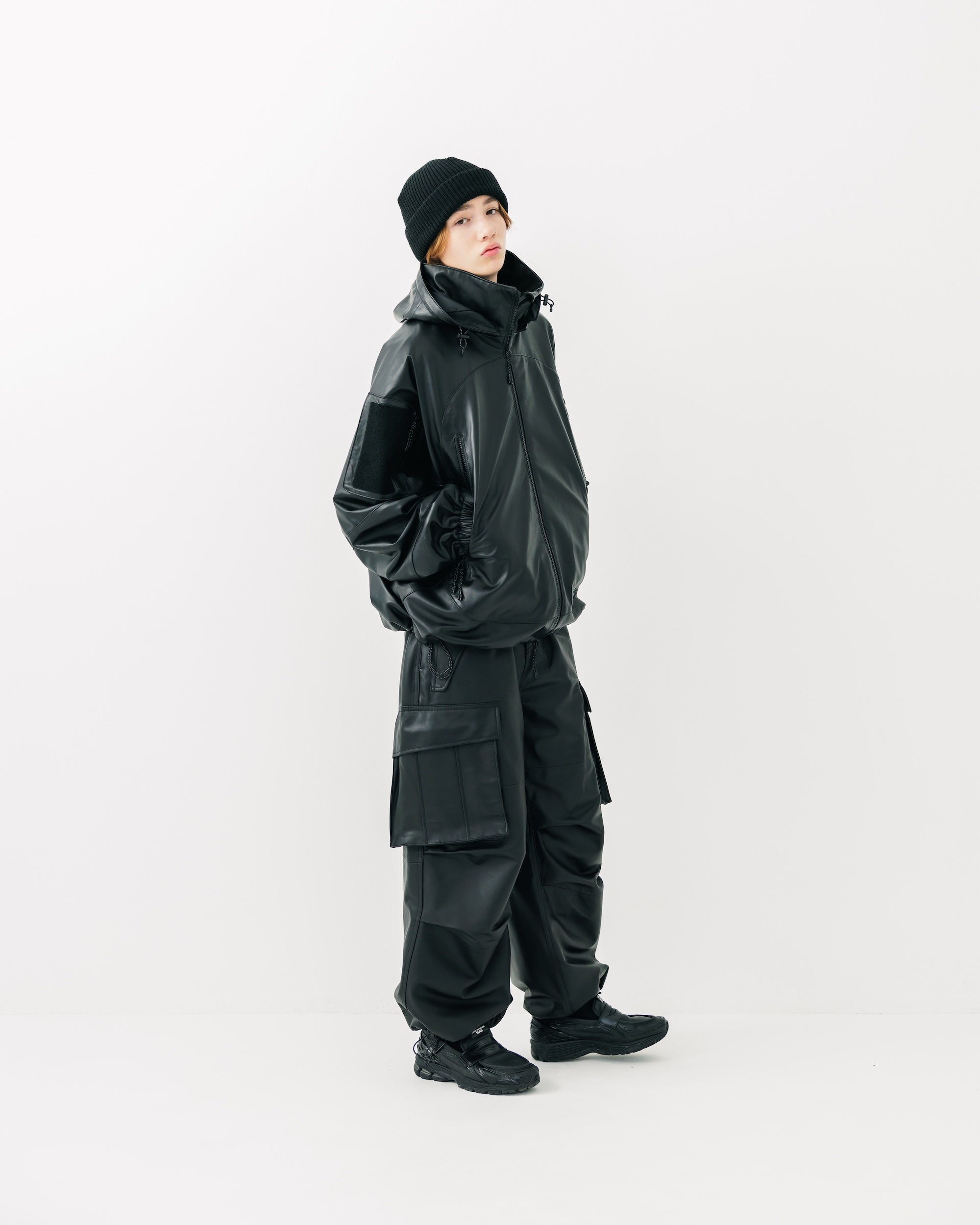 +phenix WINDSTOPPER® by GORE-TEX LABS LEATHER CITY MILITARY JACKET