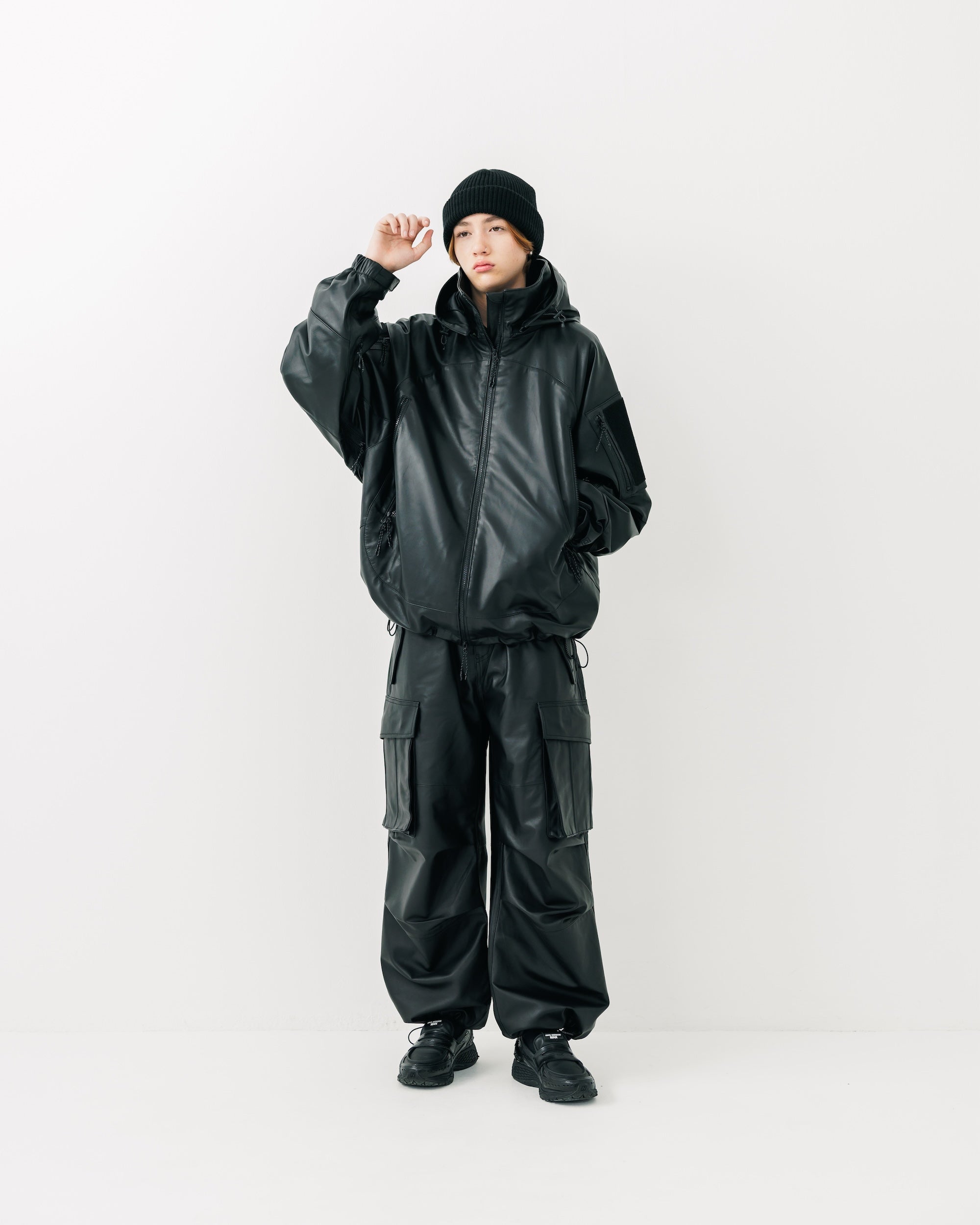 +phenix WINDSTOPPER® by GORE-TEX LABS LEATHER CITY MILITARY JACKET