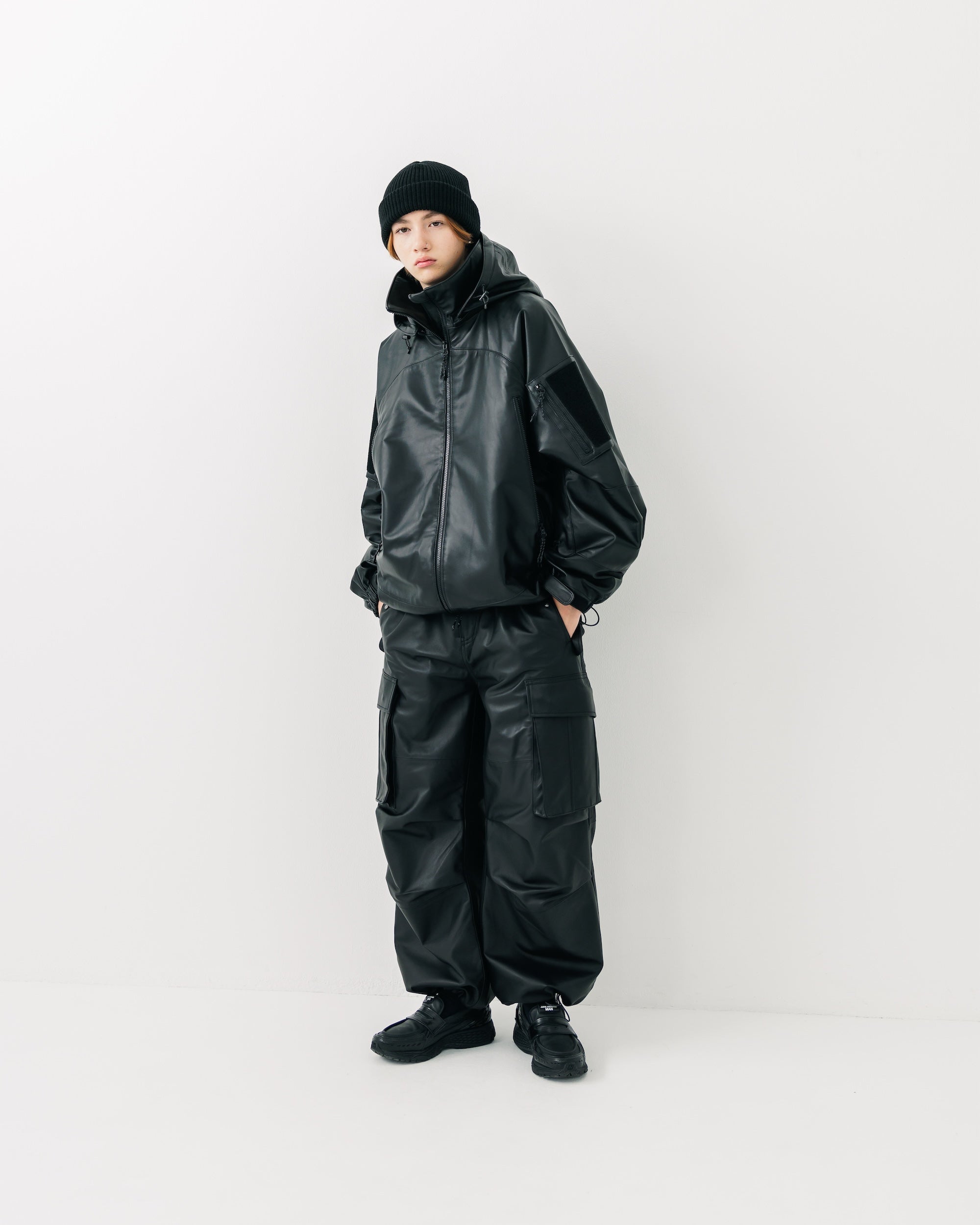 +phenix WINDSTOPPER® by GORE-TEX LABS LEATHER CITY MILITARY JACKET