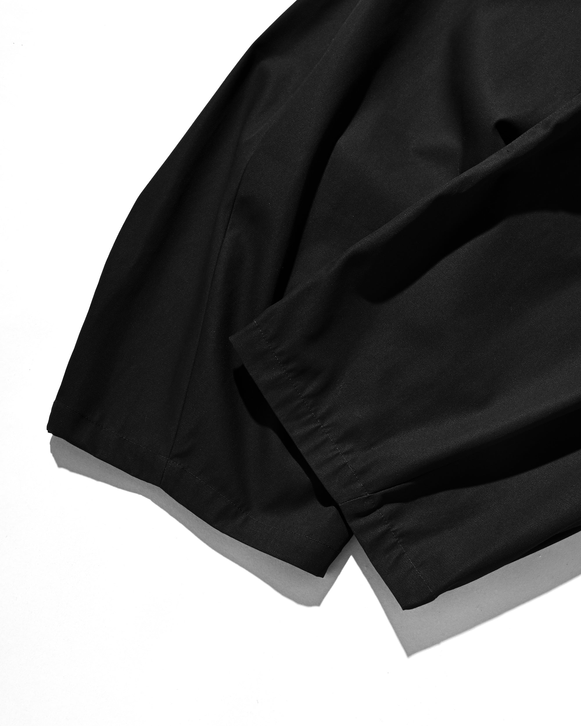 【9.10 WED 20:00- IN STOCK】BARREL LEG EASY PANTS (BLACK)