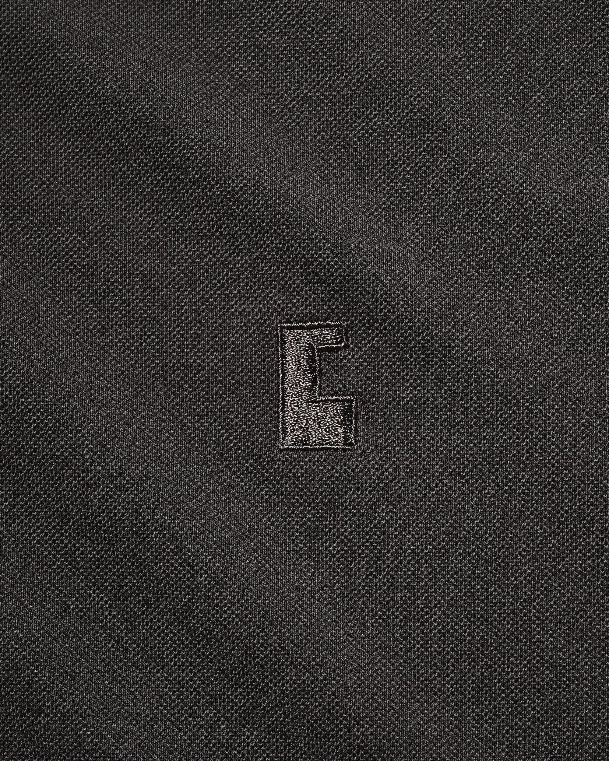 【10.22 WED 20:00- IN STOCK】"C" COTTON CITY L/S POLO SHIRT (CHARCOAL)