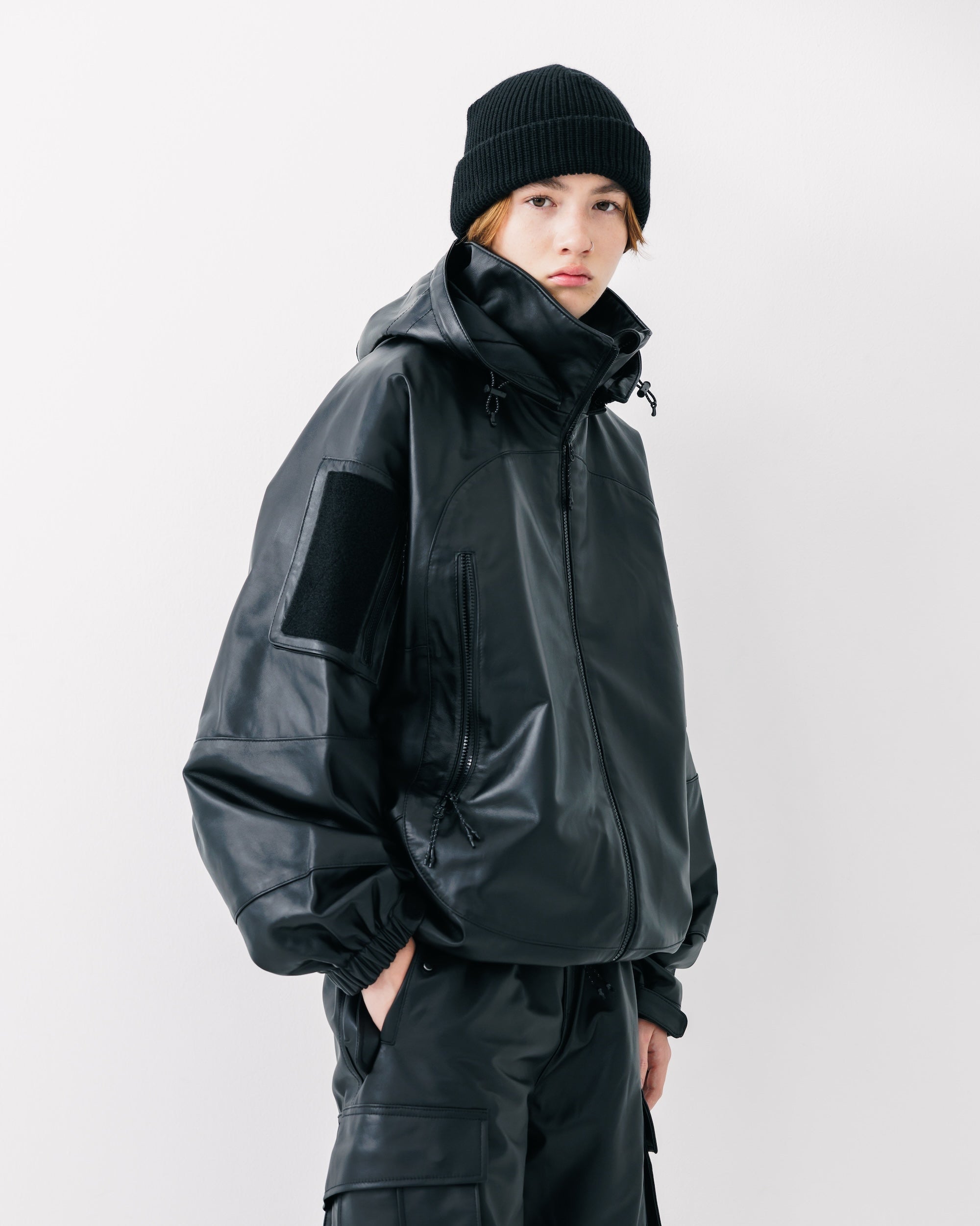 +phenix WINDSTOPPER® by GORE-TEX LABS LEATHER CITY MILITARY JACKET