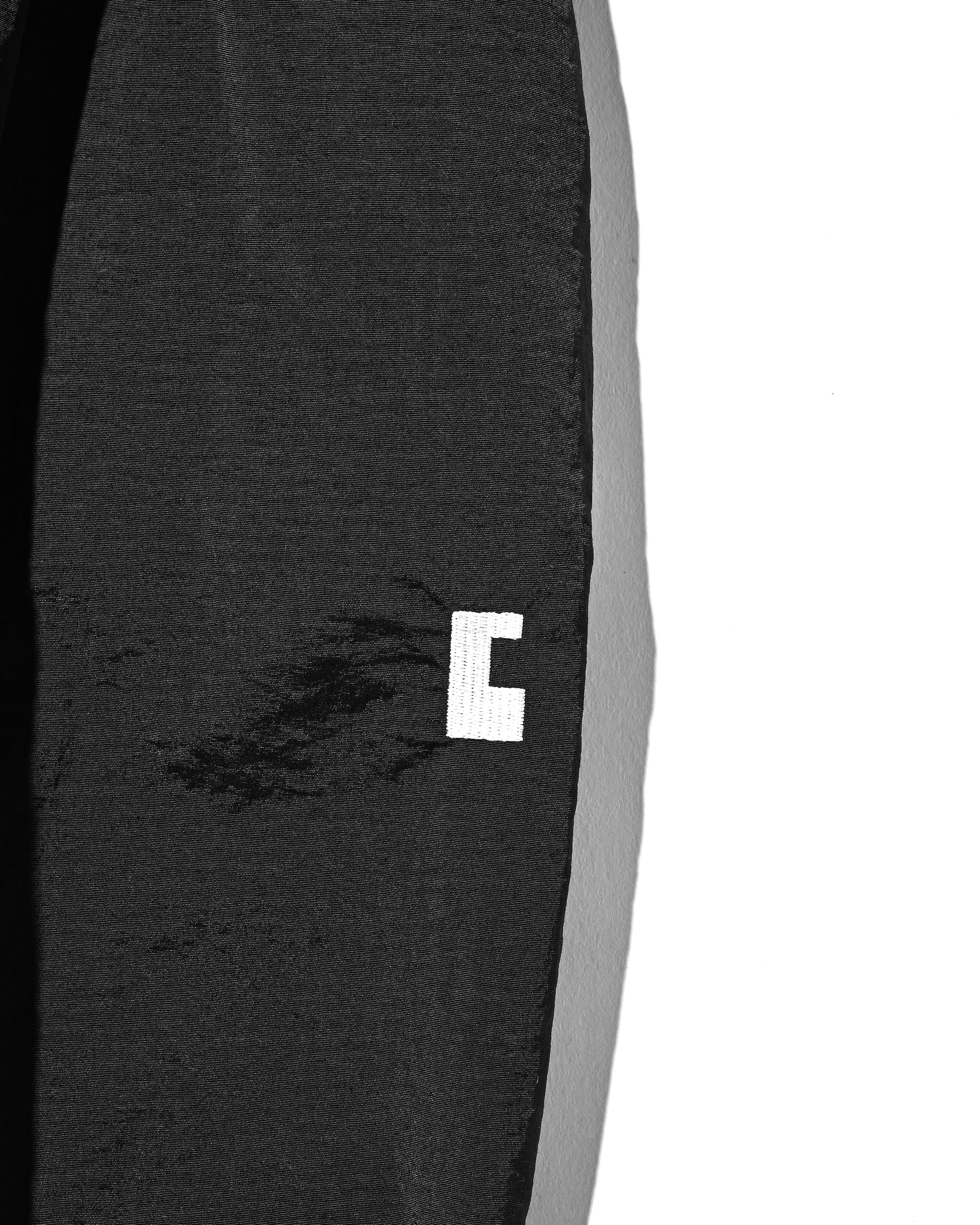【10.15 WED 20:00- IN STOCK】WATER REPELLENT NYLON CITY UNIFORM WIDE TAPERED PANTS FOR YGM (BLACK×WHITE)