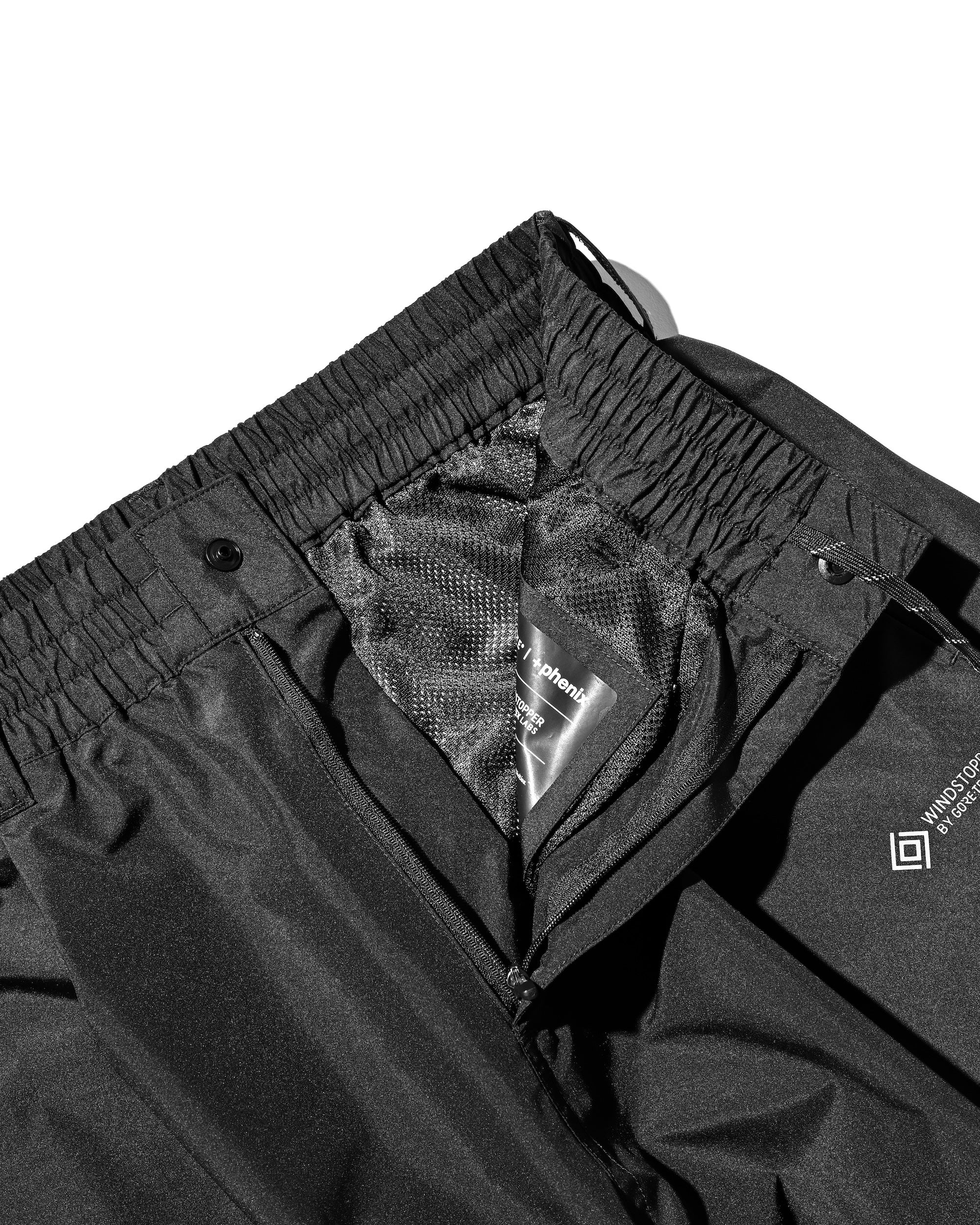 【9.10 WED 20:00- IN STOCK】+phenix WINDSTOPPER® by GORE-TEX LABS CITY BARREL LEG PANTS (BLACK)