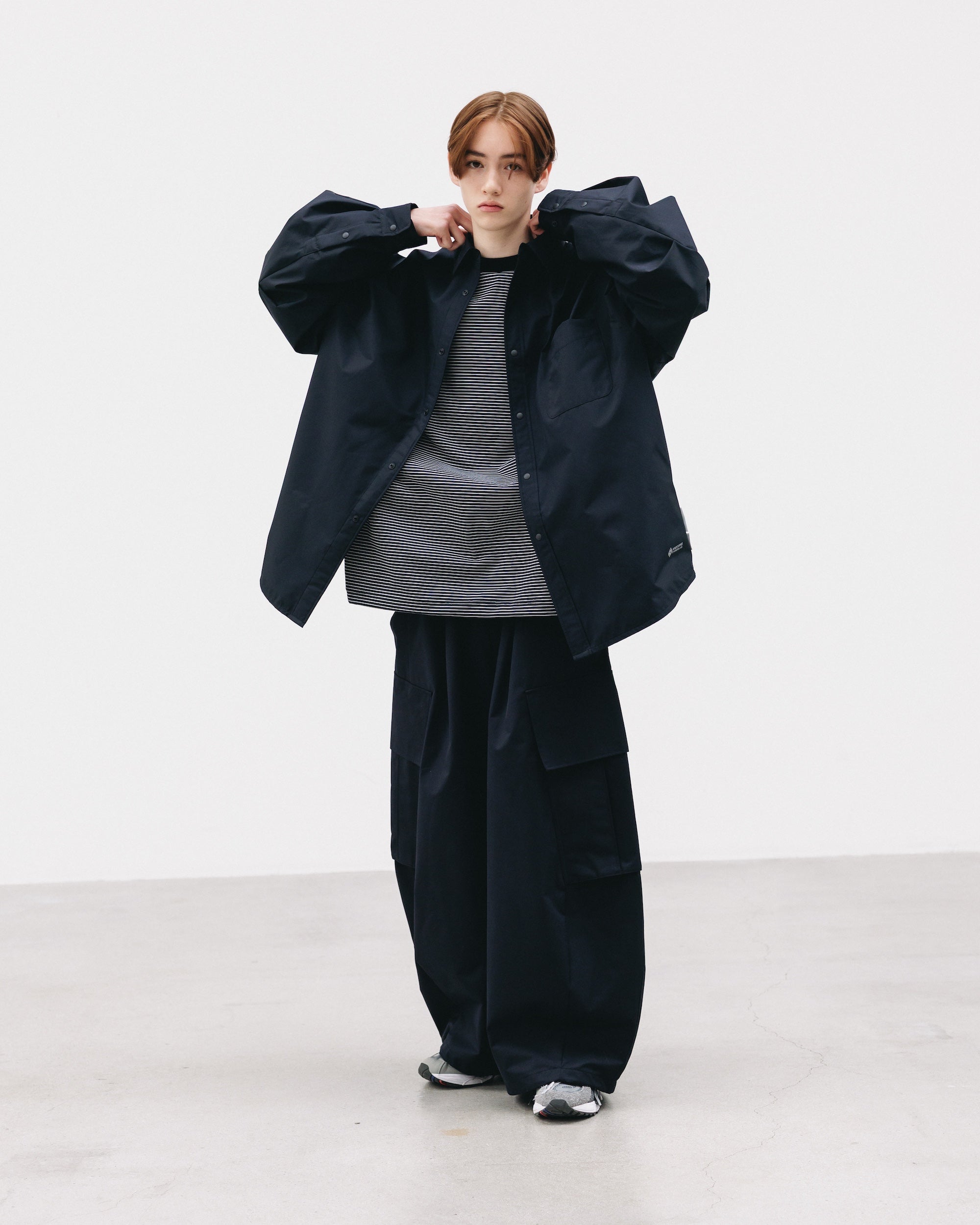 【3.18 WED 20:00- IN STOCK】+phenix WINDSTOPPER® by GORE-TEX LABS CITY UNIFORM L/S SHIRT (BLACK)