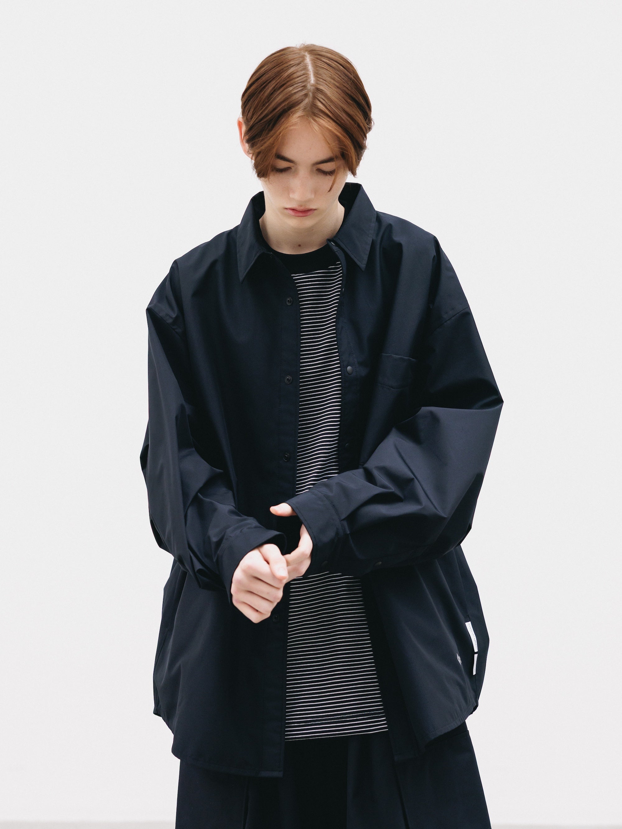 【3.18 WED 20:00- IN STOCK】+phenix WINDSTOPPER® by GORE-TEX LABS CITY UNIFORM L/S SHIRT (BLACK)