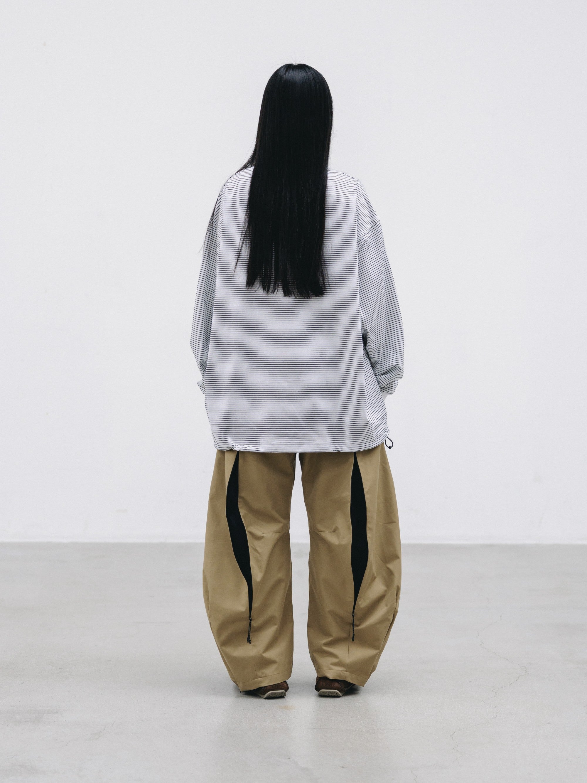 【9.2 WED 20:00- IN STOCK】+phenix WINDSTOPPER® by GORE-TEX LABS TWILL CITY BARREL LEG PANTS (CAMEL BEIGE)