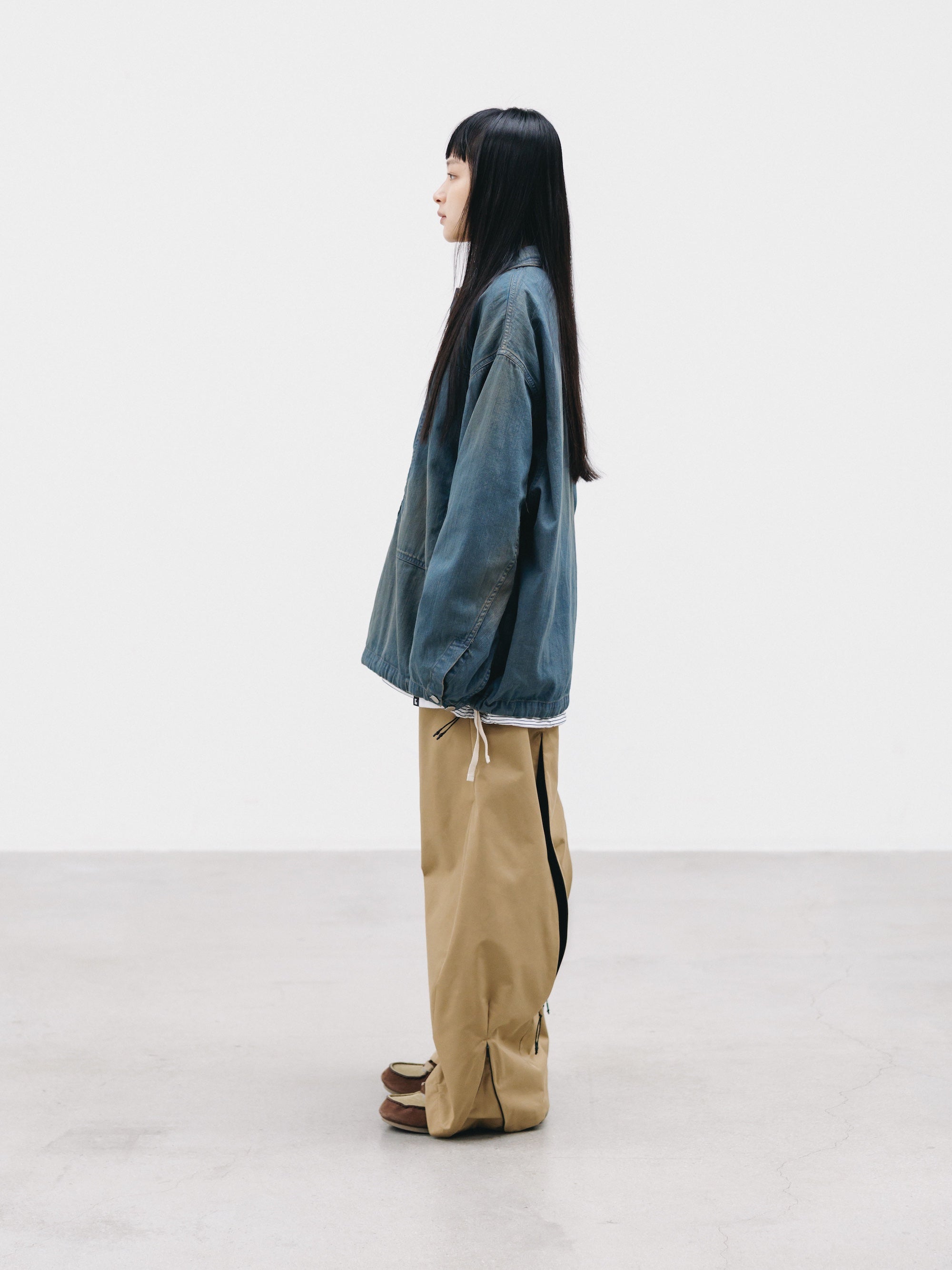 【2.21 SAT 20:00- IN STOCK】VINTAGE DYED SELVEDGE DENIM US ARMY M-35 PULLOVER JACKET (VINTAGE BROWN)