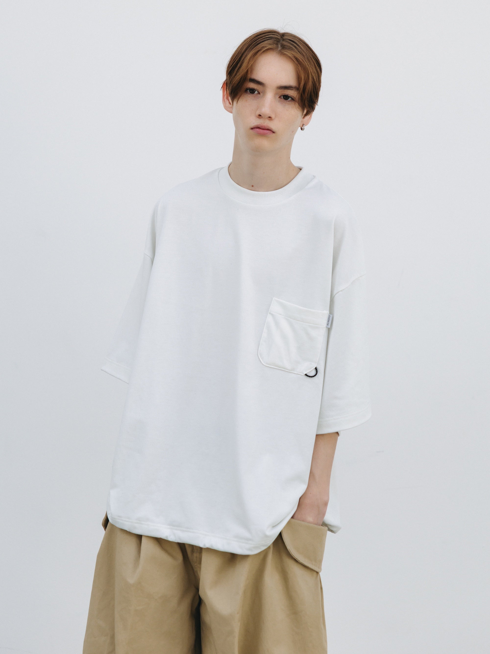 TECH POCKET S/S T-SHIRT (WHITE)