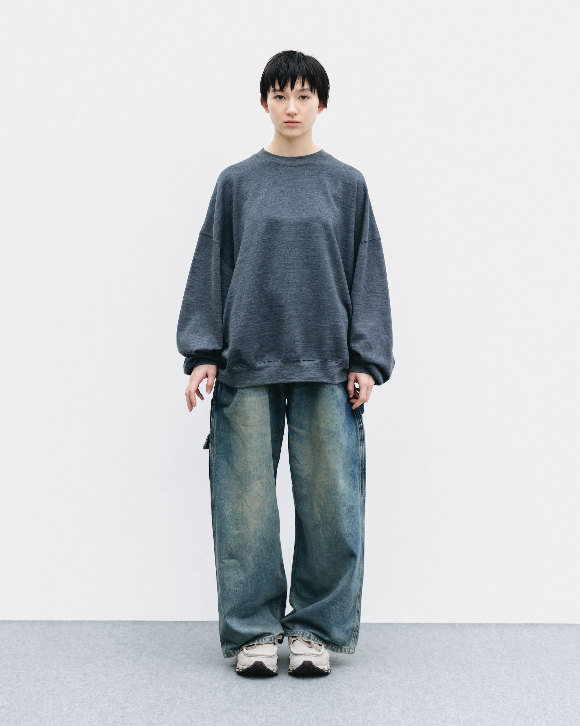 【11.5 WED 20:00- IN STOCK】VINTAGE DYED SELVEDGE DENIM WORKER PANTS (VINTAGE INDIGO)