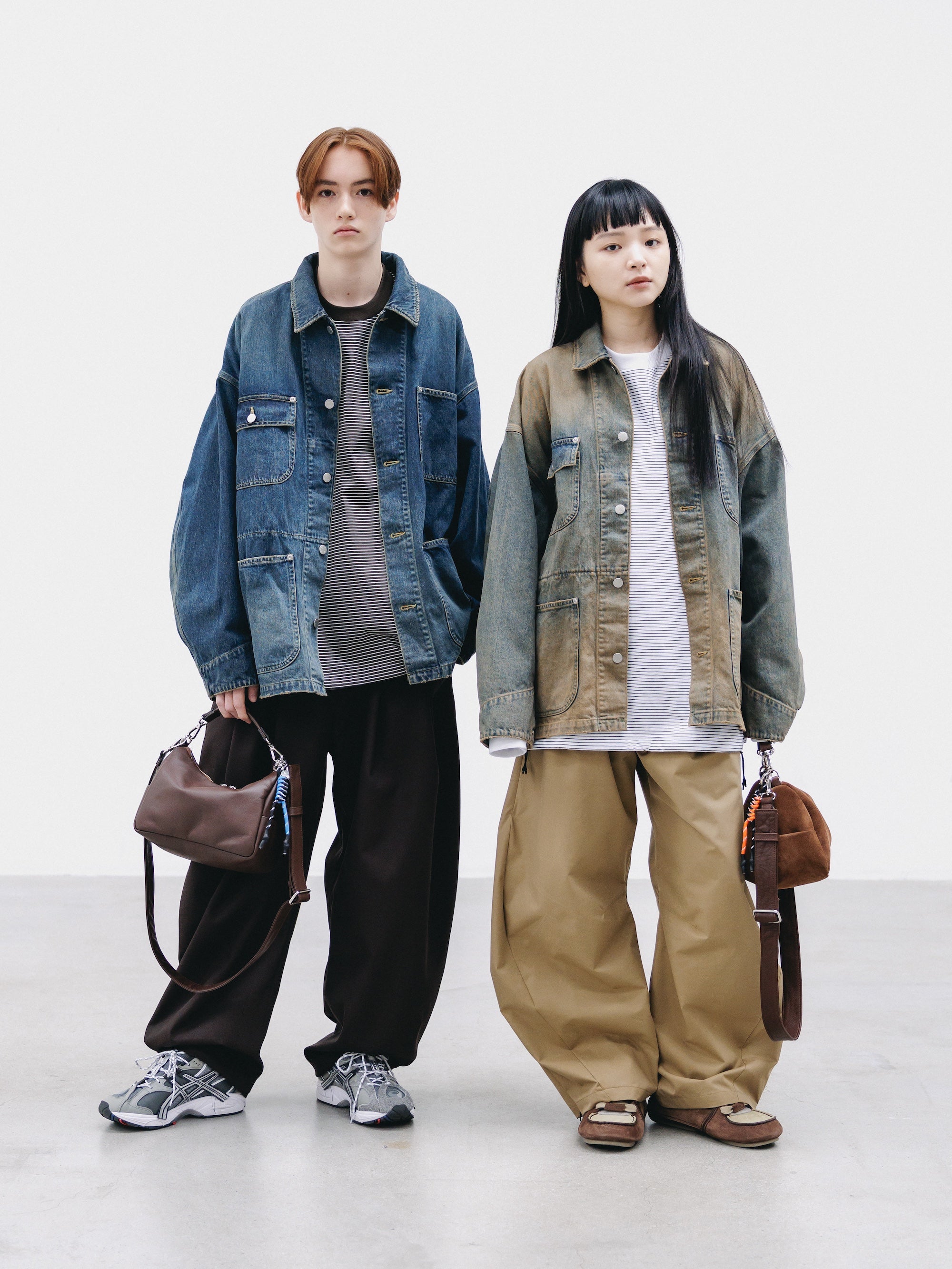 【2.14 SAT 20:00- IN STOCK】VINTAGE DYED SELVEDGE DENIM CITY UTILITY COAT (VINTAGE INDIGO)