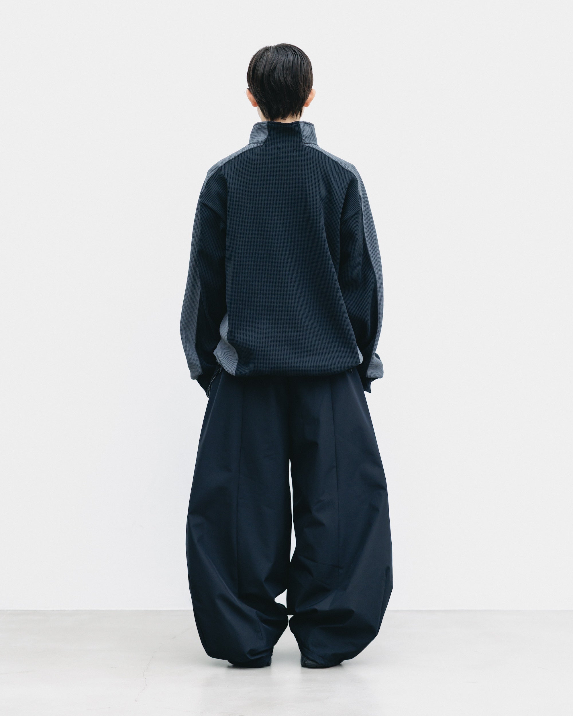 CITY LIGHT THERMAL ZIP UP (BLACK×GRAY)