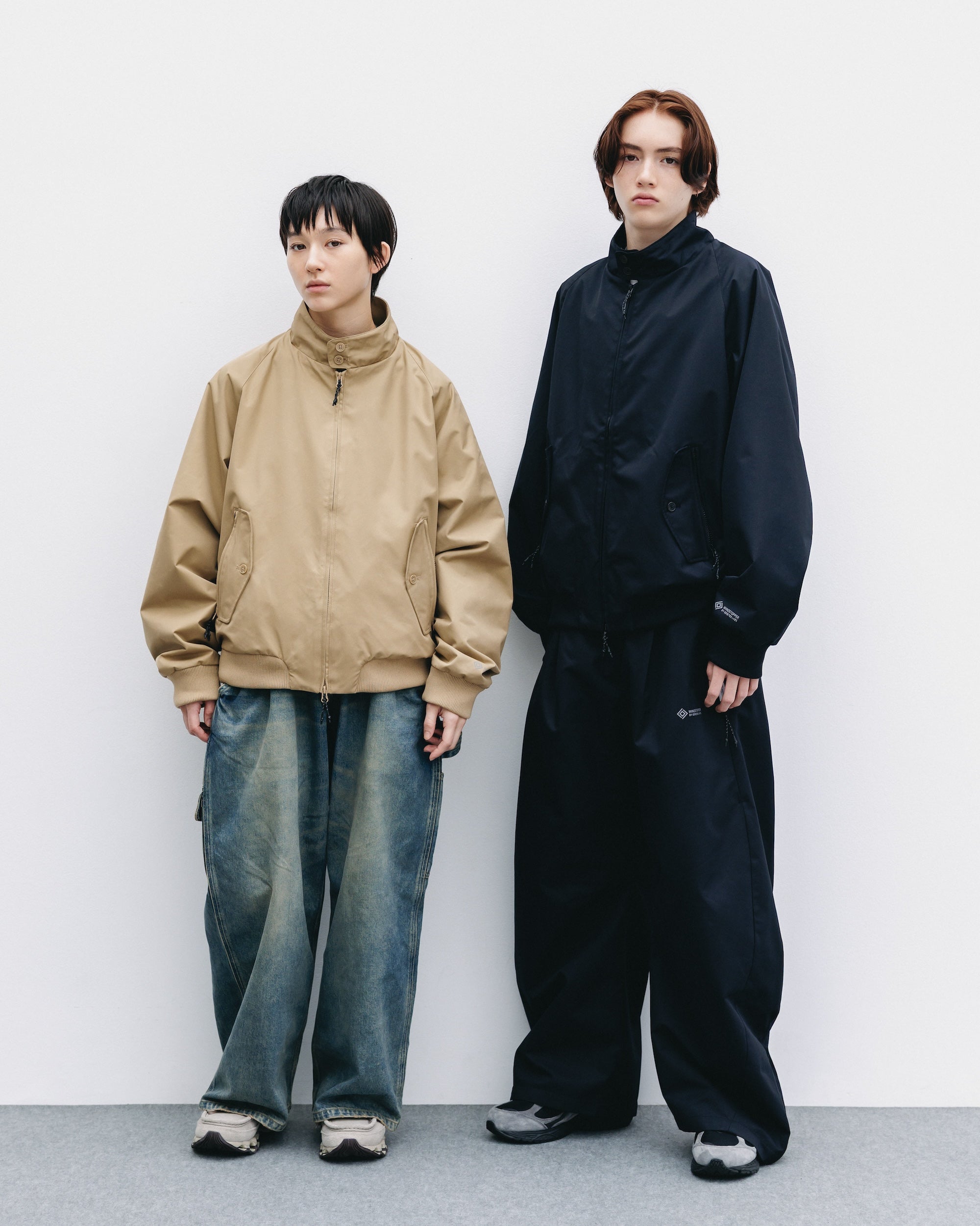 【10.29 WED 20:00- IN STOCK】+phenix WINDSTOPPER® by GORE-TEX LABS TWILL CITY HARRINGTON JACKET (BLACK)