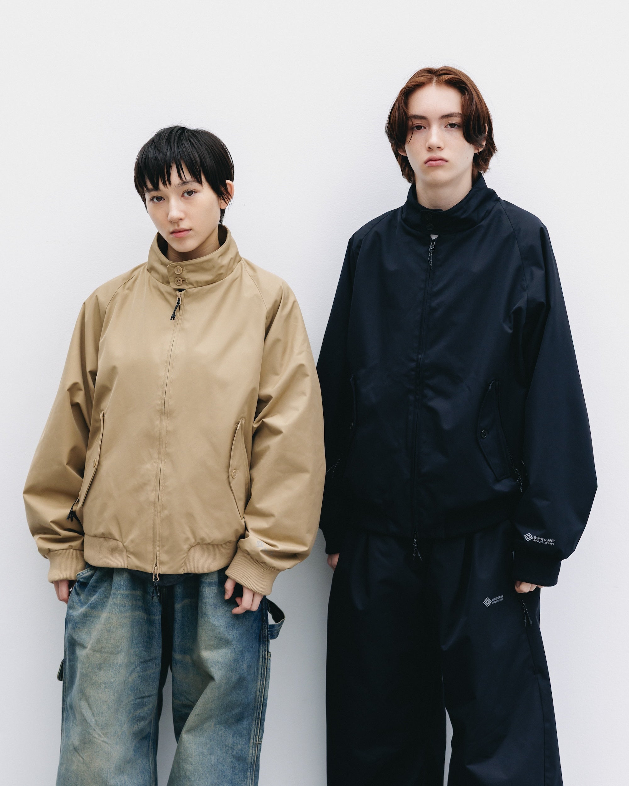 【10.29 WED 20:00- IN STOCK】+phenix WINDSTOPPER® by GORE-TEX LABS TWILL CITY HARRINGTON JACKET (CARAMEL BEIGE)