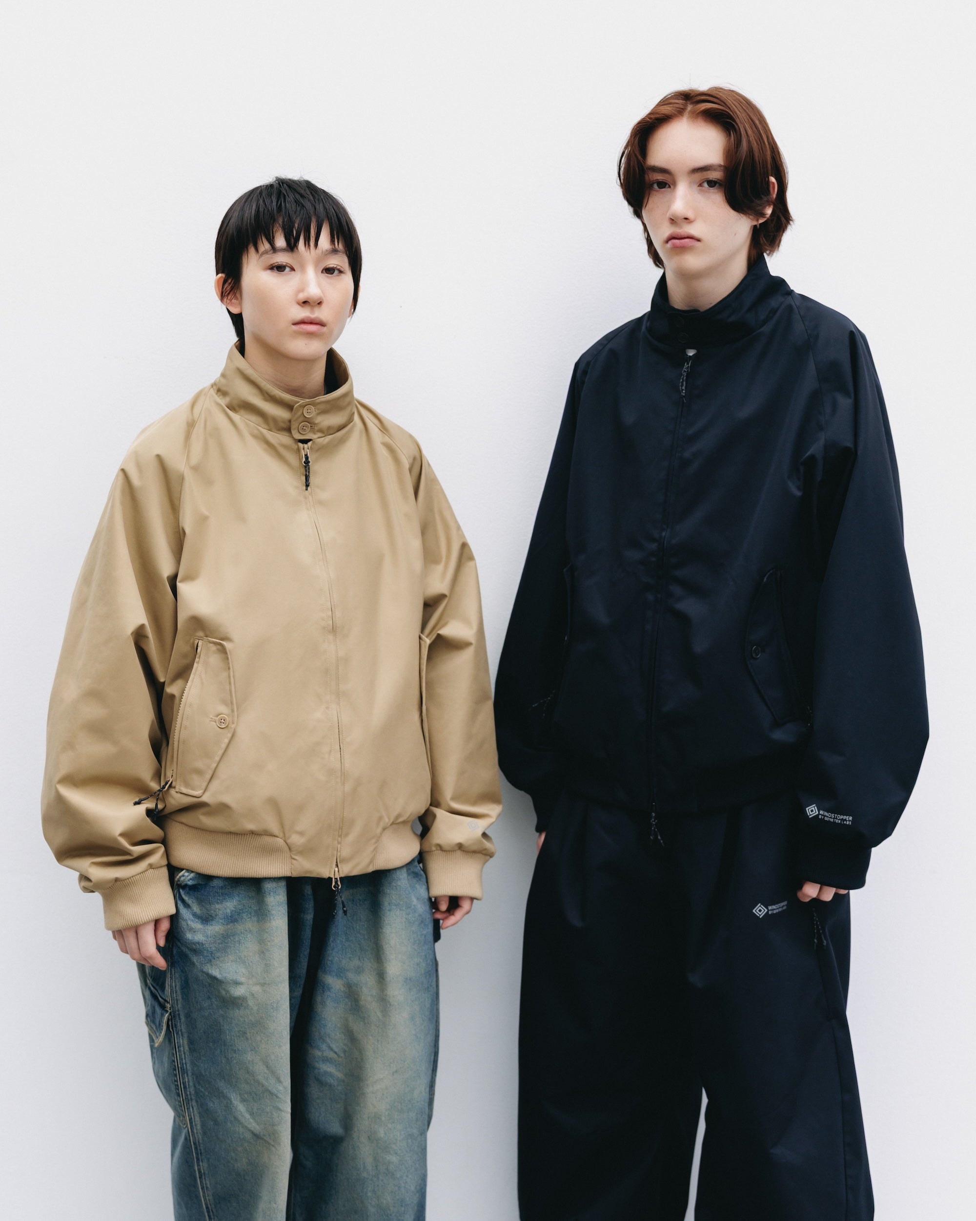 【10.29 WED 20:00- IN STOCK】+phenix WINDSTOPPER® by GORE-TEX LABS TWILL CITY HARRINGTON JACKET (BLACK)
