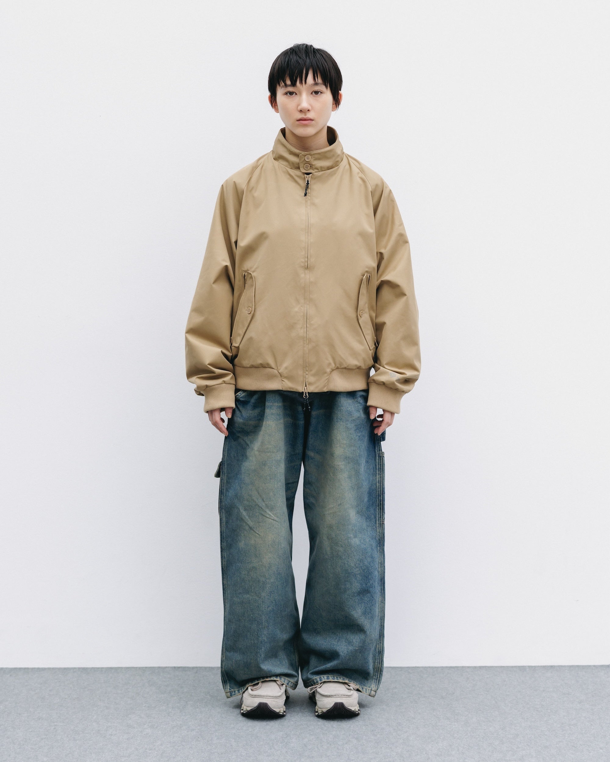 【10.29 WED 20:00- IN STOCK】+phenix WINDSTOPPER® by GORE-TEX LABS TWILL CITY HARRINGTON JACKET (CARAMEL BEIGE)