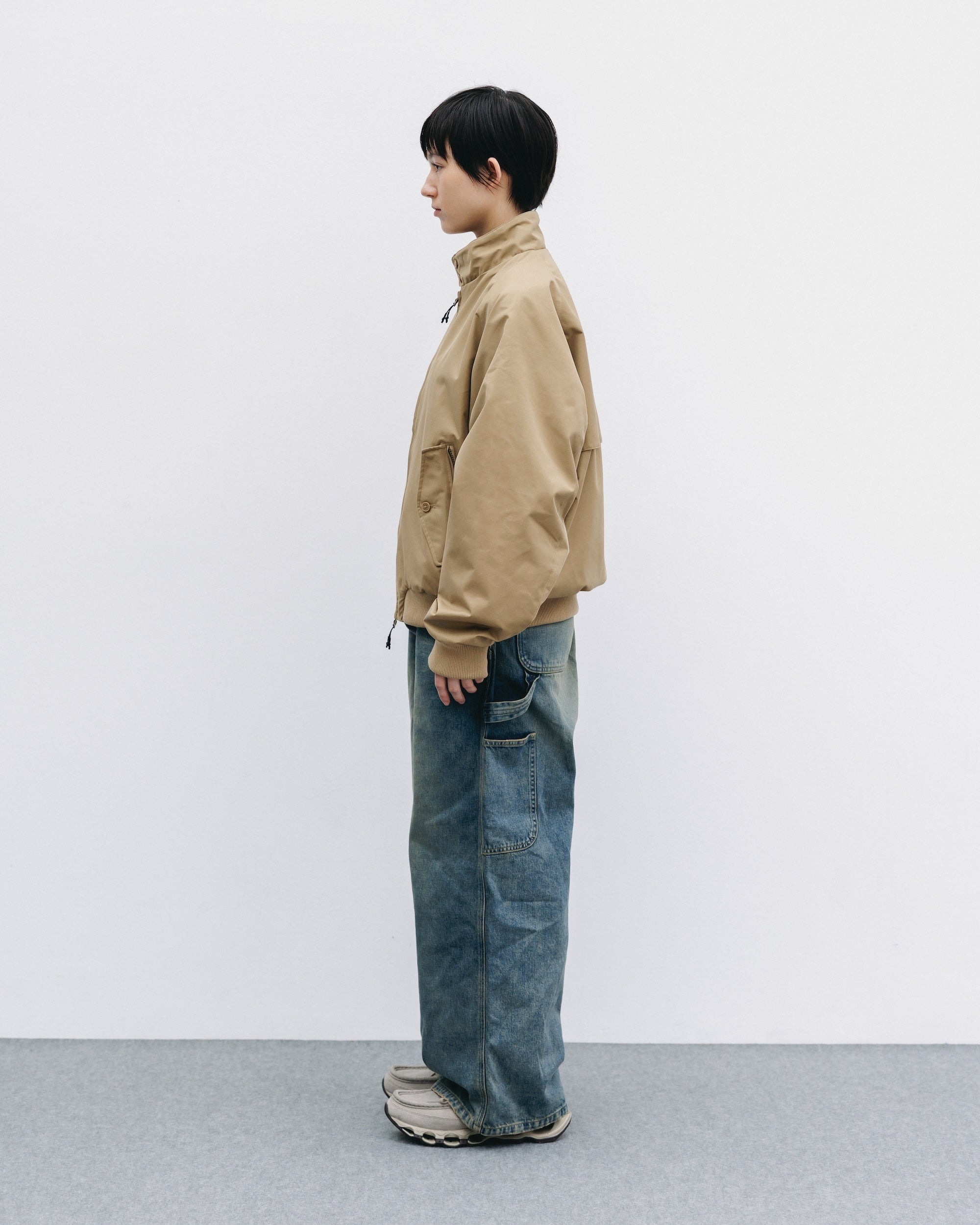 【10.29 WED 20:00- IN STOCK】+phenix WINDSTOPPER® by GORE-TEX LABS TWILL CITY HARRINGTON JACKET (CARAMEL BEIGE)