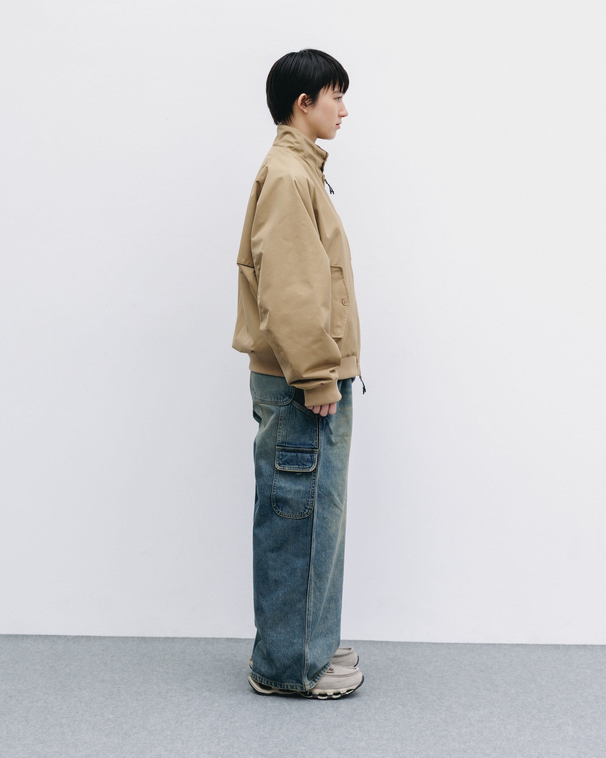 【10.29 WED 20:00- IN STOCK】+phenix WINDSTOPPER® by GORE-TEX LABS TWILL CITY HARRINGTON JACKET (CARAMEL BEIGE)