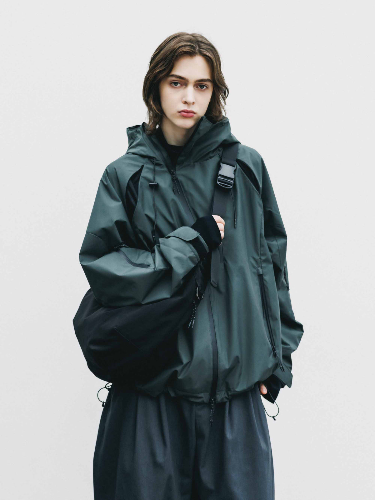 【9.23 WED 20:00- IN STOCK】SOFT SHELL 2WAY SYSTEM SHOULDER BAG