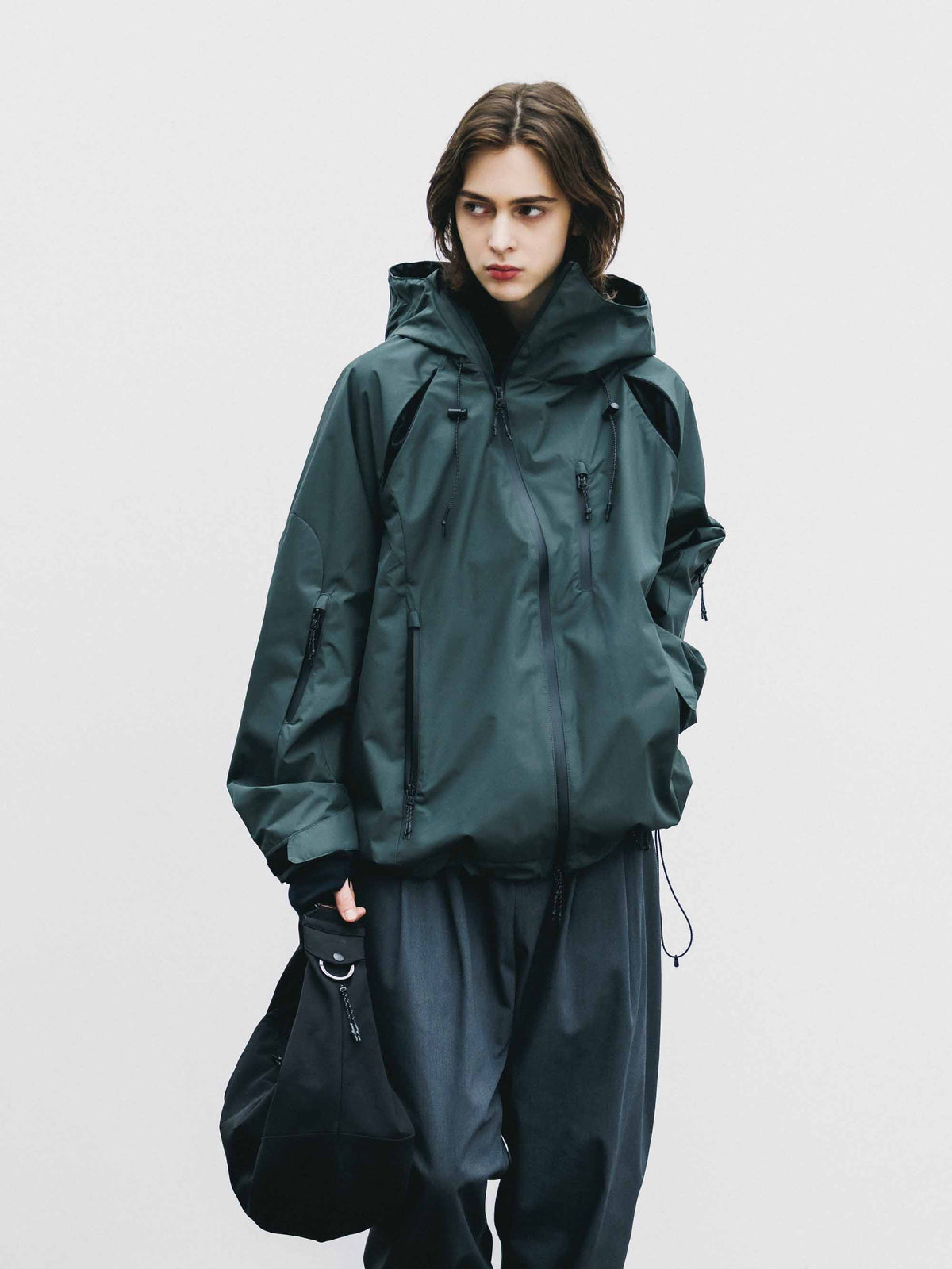 【9.23 WED 20:00- IN STOCK】SOFT SHELL 2WAY SYSTEM SHOULDER BAG