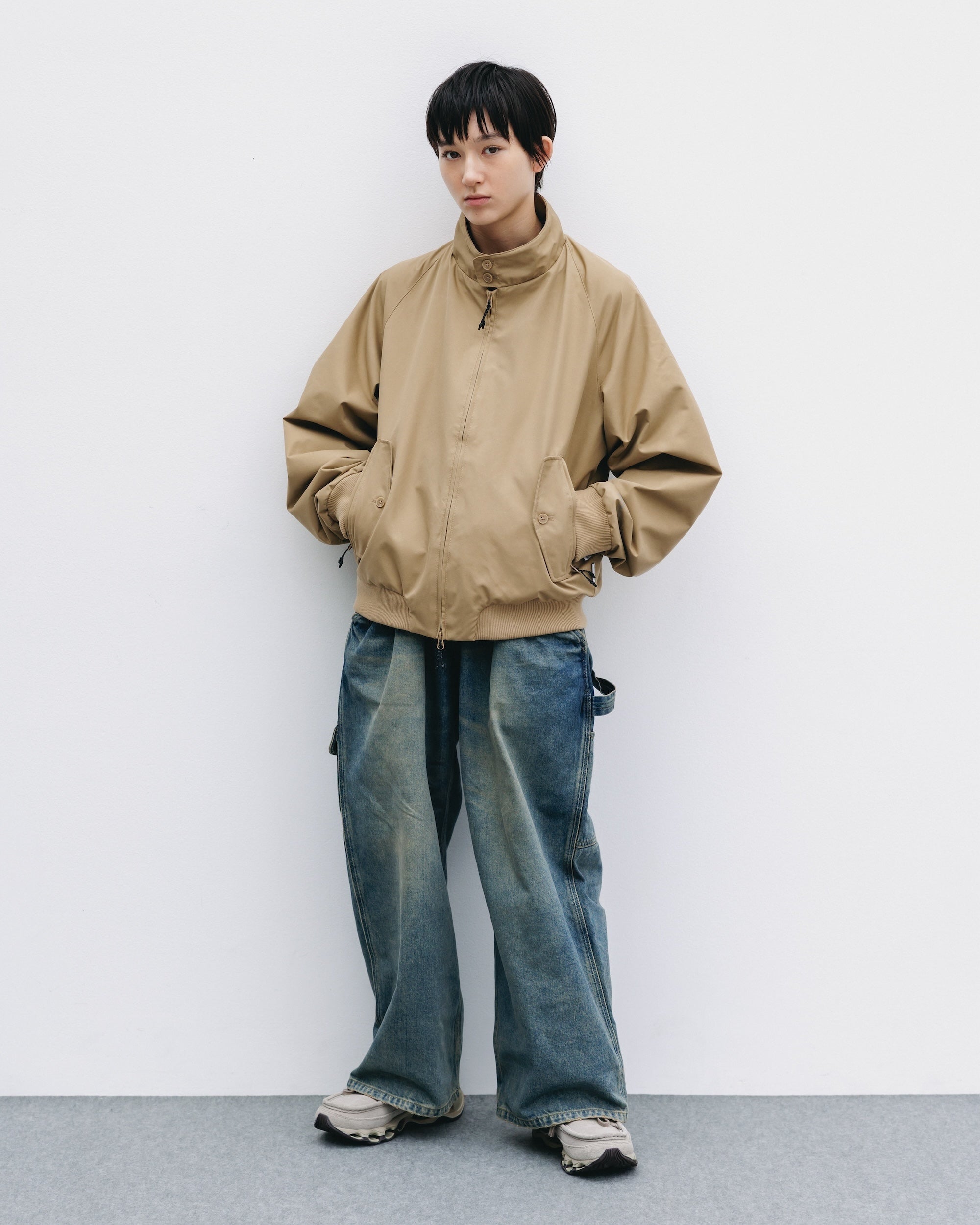 【11.5 WED 20:00- IN STOCK】VINTAGE DYED SELVEDGE DENIM WORKER PANTS (VINTAGE INDIGO)