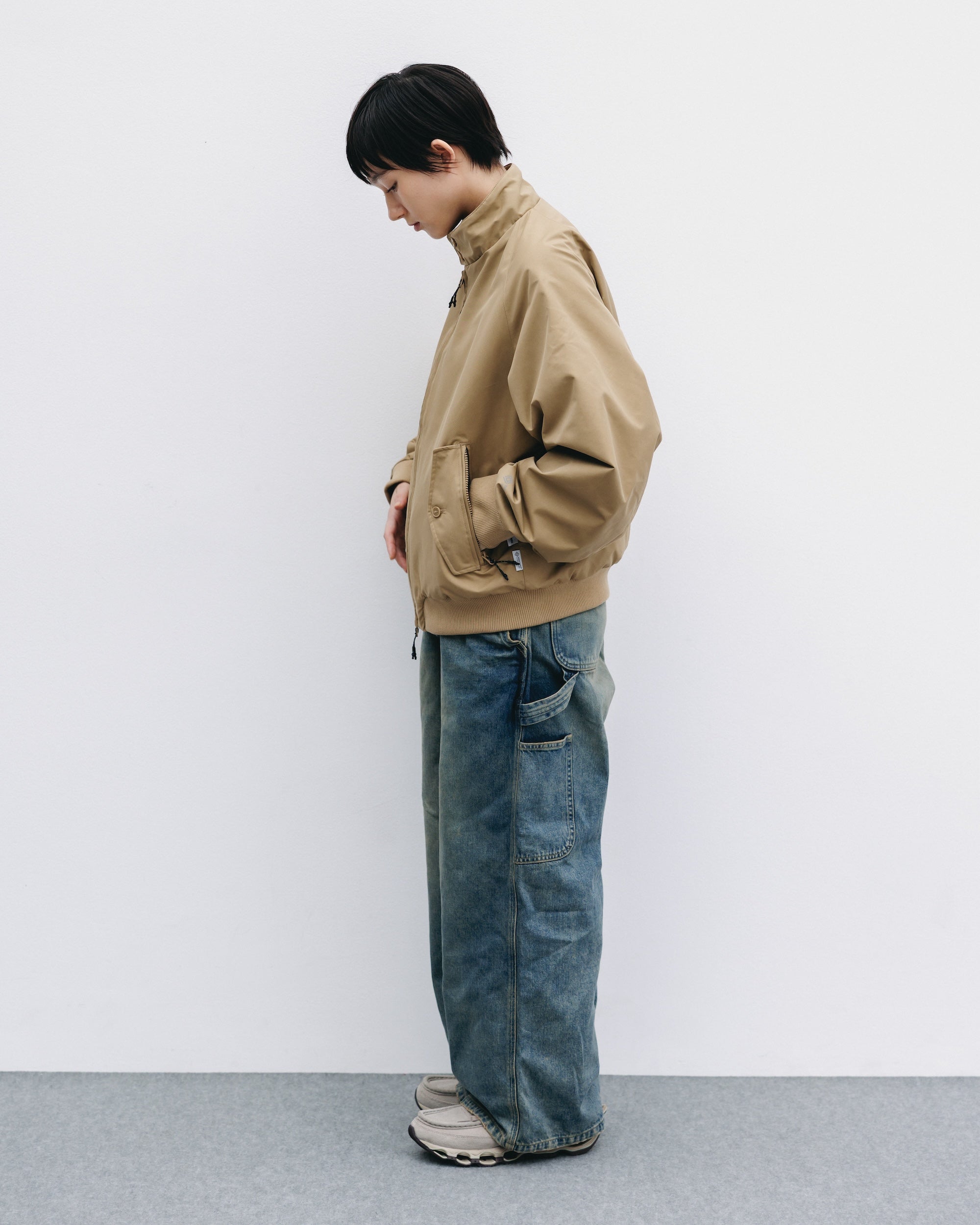 【10.29 WED 20:00- IN STOCK】+phenix WINDSTOPPER® by GORE-TEX LABS TWILL CITY HARRINGTON JACKET (CARAMEL BEIGE)