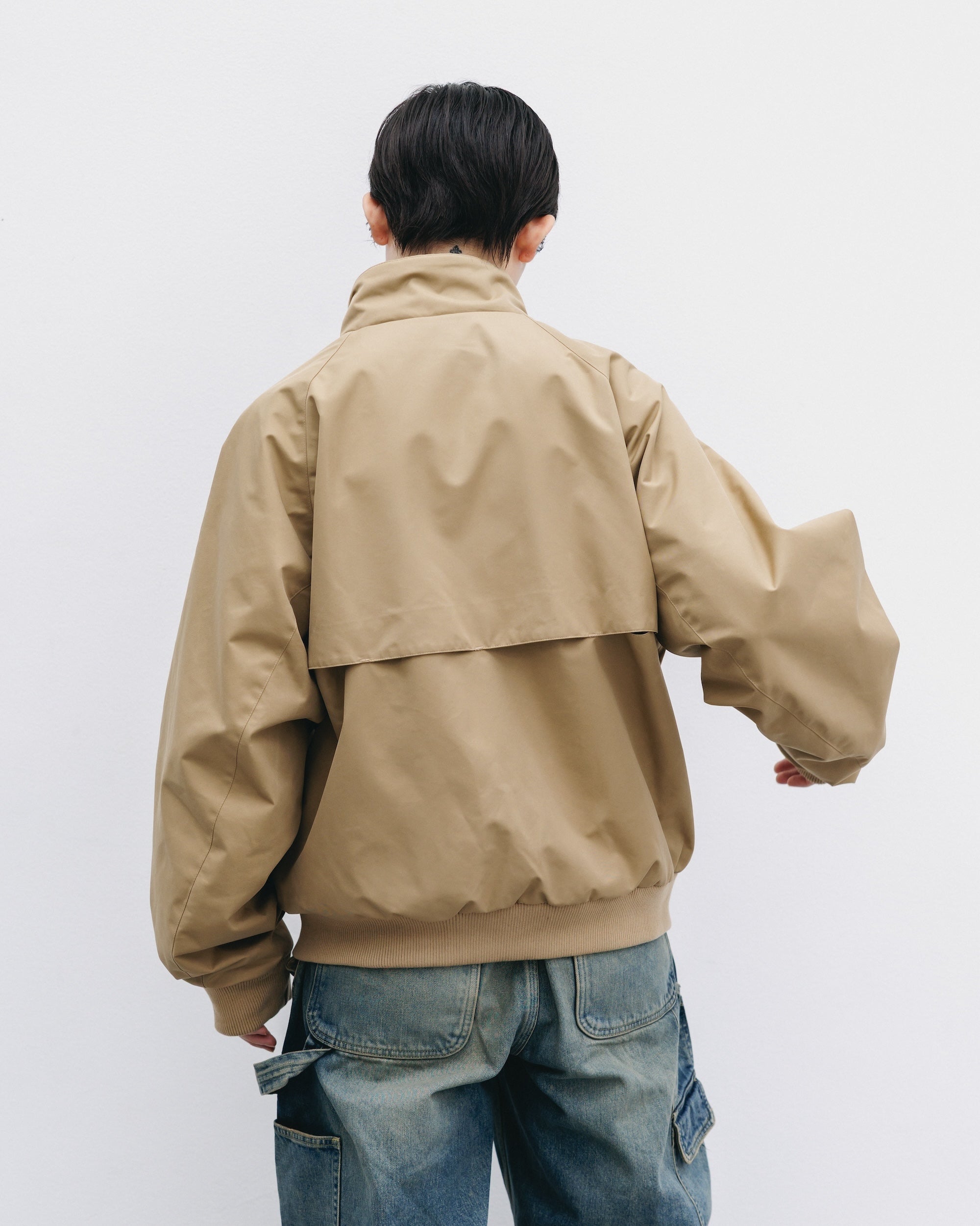 【10.29 WED 20:00- IN STOCK】+phenix WINDSTOPPER® by GORE-TEX LABS TWILL CITY HARRINGTON JACKET (CARAMEL BEIGE)