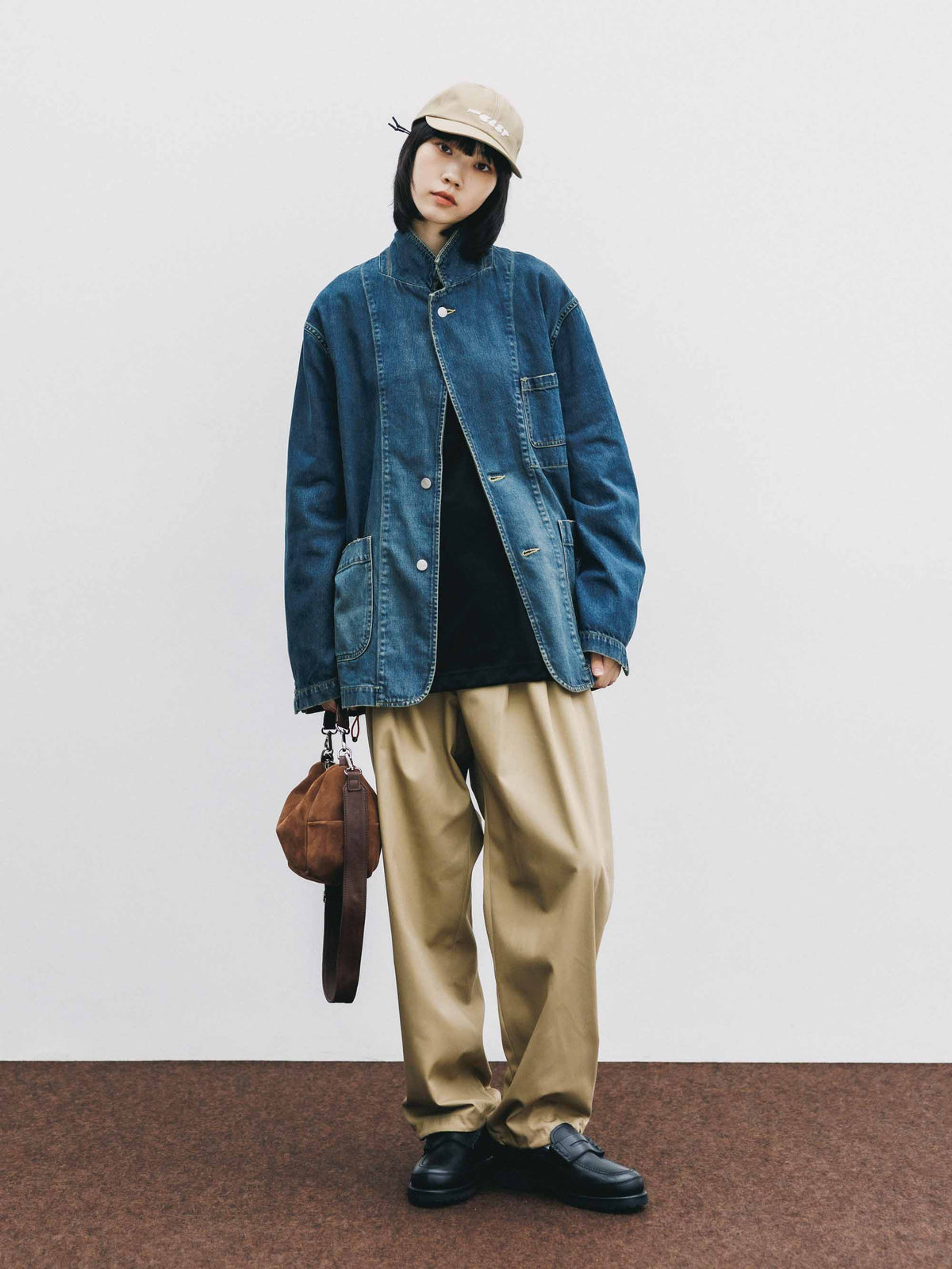 【9.19 SAT 20:00- IN STOCK】SUEDE DAYOFF BAG MINI (BROWN)