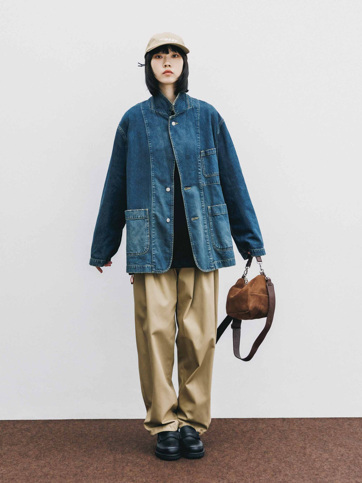 【9.19 SAT 20:00- IN STOCK】VINTAGE DYED SELVEDGE DENIM CITY WORKER TAILORED JACKET (VINTAGE INDIGO)