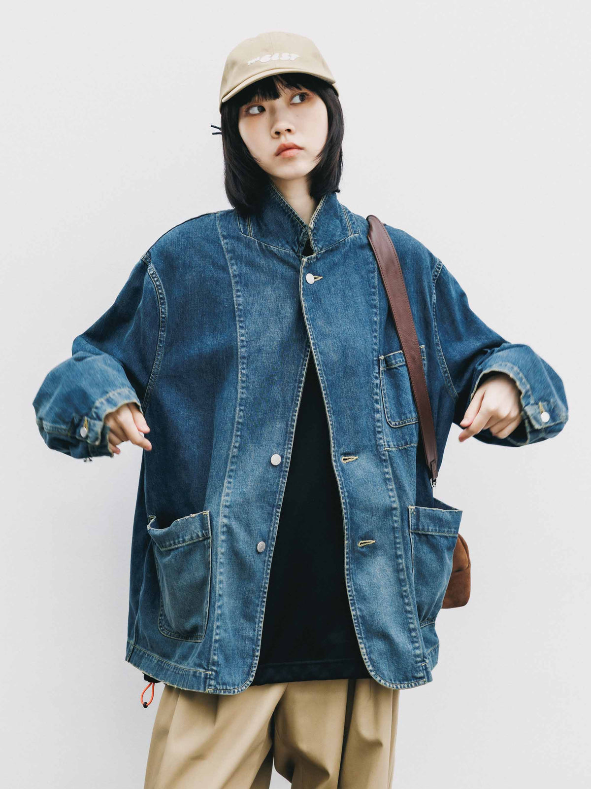 【9.19 SAT 20:00- IN STOCK】VINTAGE DYED SELVEDGE DENIM CITY WORKER TAILORED JACKET (VINTAGE INDIGO)
