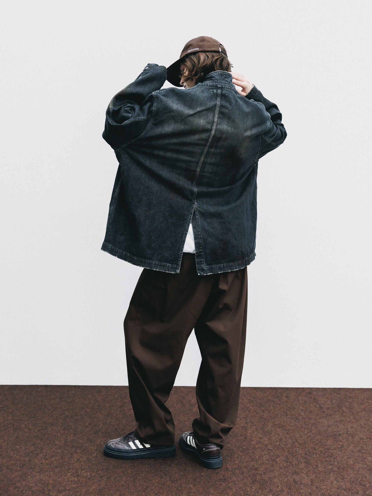 【9.19 SAT 20:00- IN STOCK】VINTAGE DYED SELVEDGE DENIM CITY WORKER TAILORED JACKET (VINTAGE BLACK)