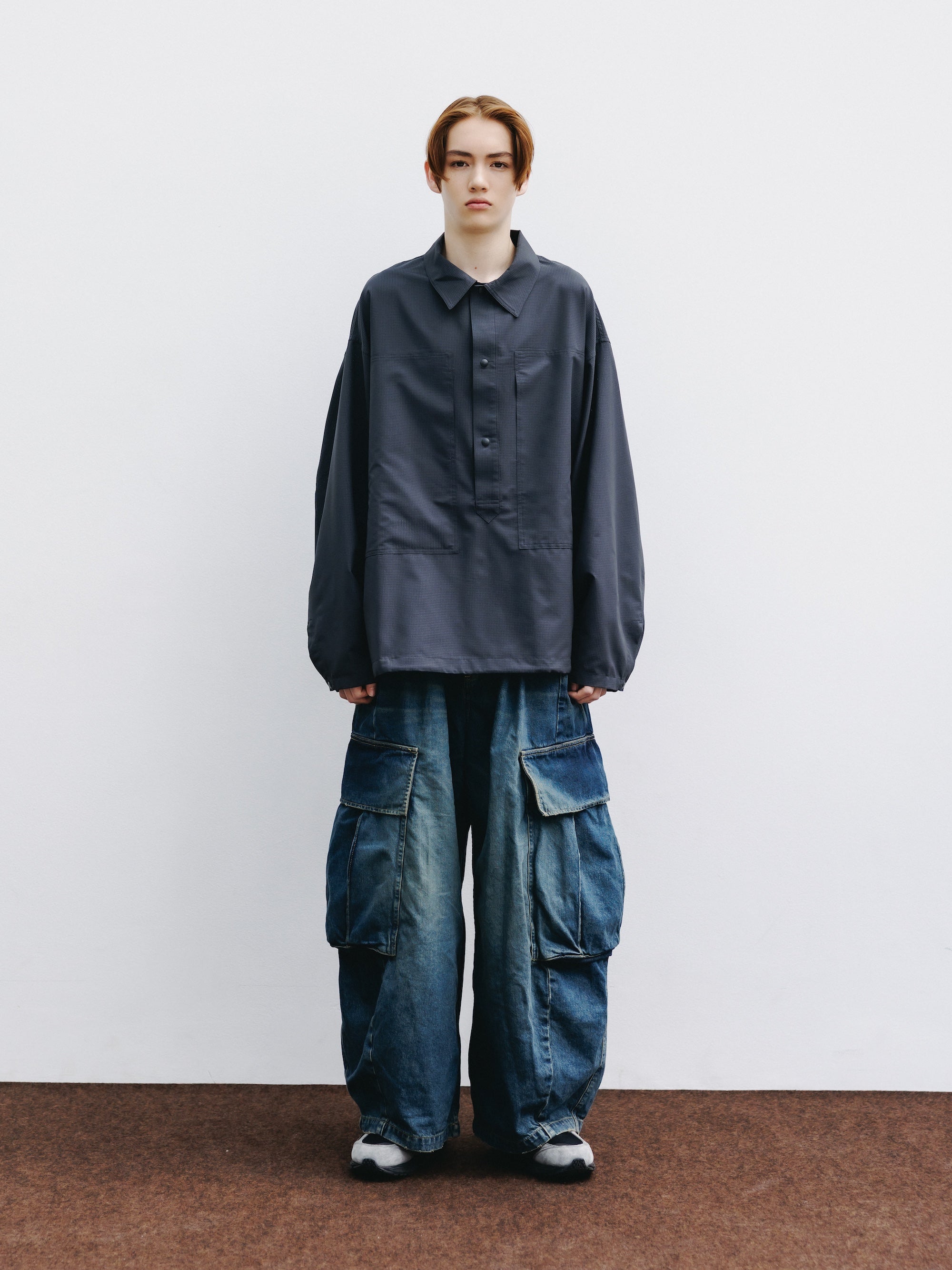 COOLDOTS® M-35 PULLOVER JACKET (CHARCOAL)