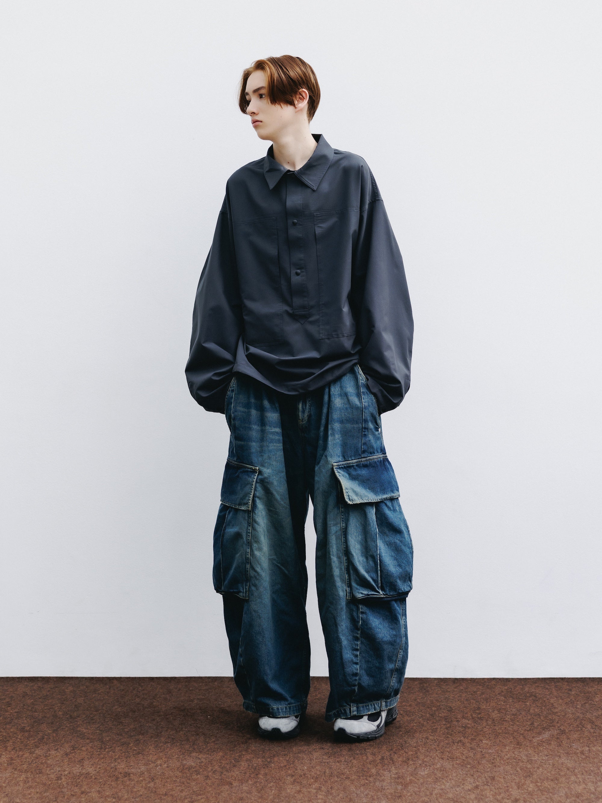 COOLDOTS® M-35 PULLOVER JACKET (CHARCOAL)