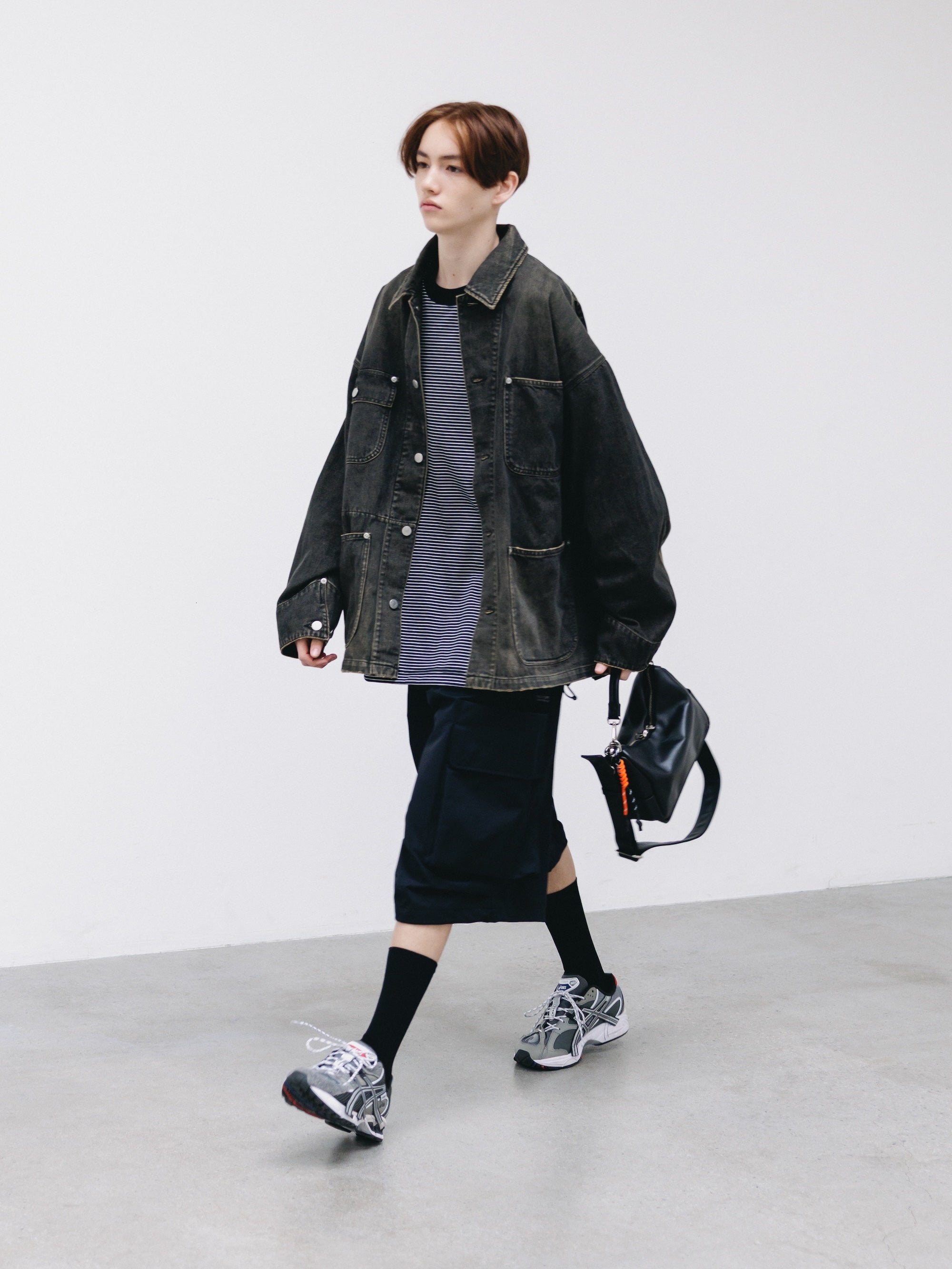 【SL】LEATHER DAYOFF BAG MINI (BLACK).