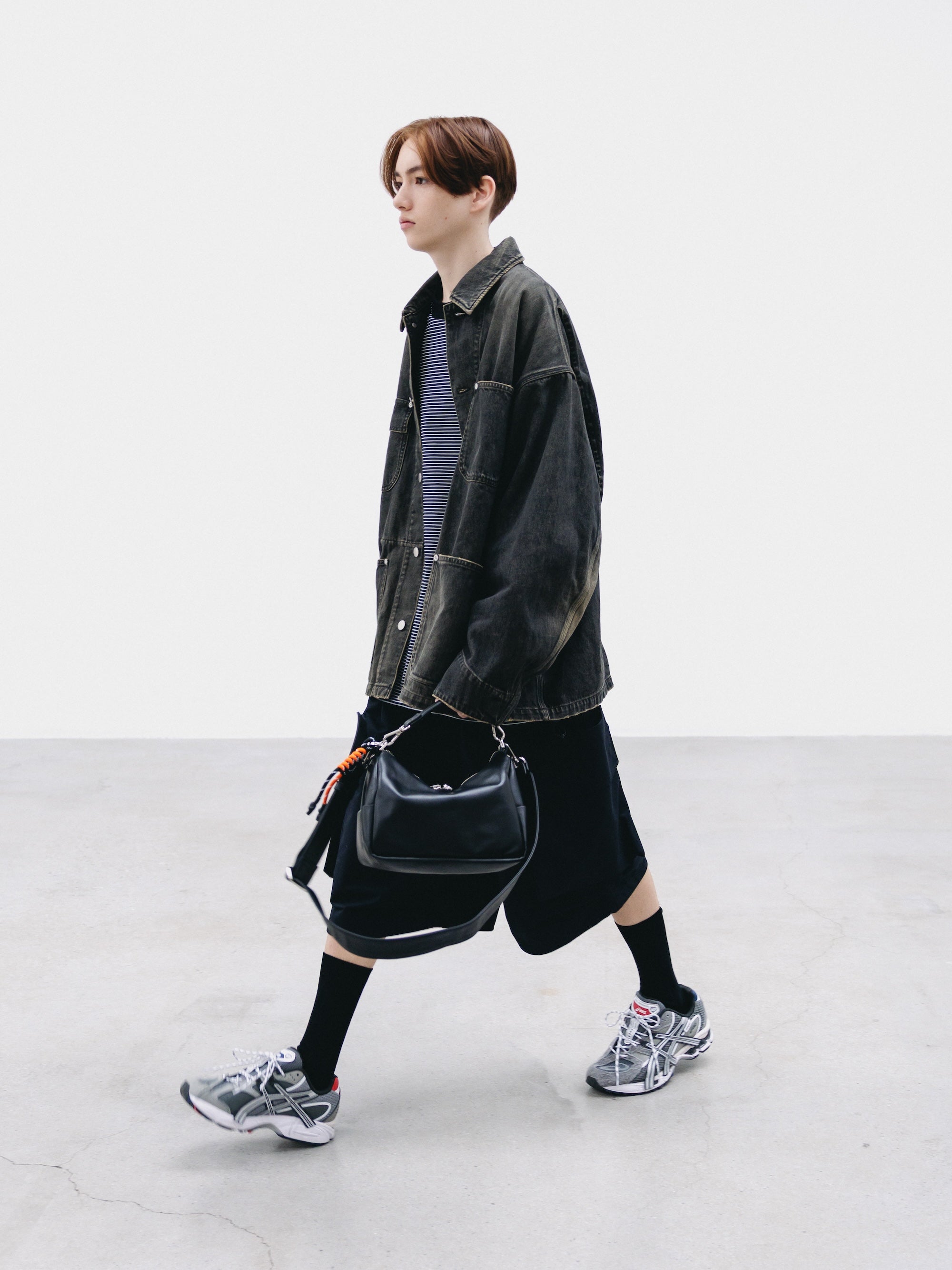 【SL】LEATHER DAYOFF BAG MINI (BLACK).