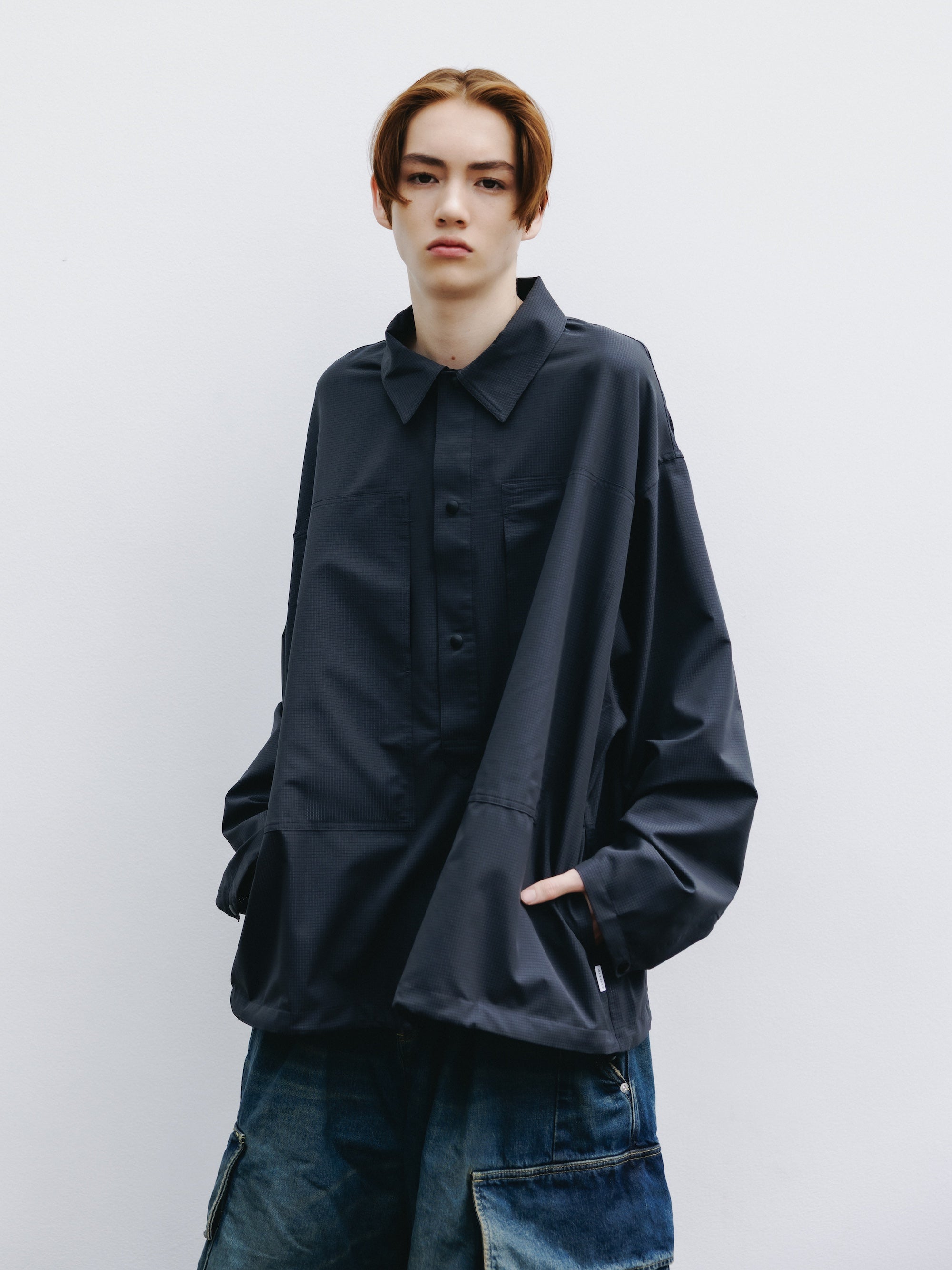 COOLDOTS® M-35 PULLOVER JACKET (CHARCOAL)