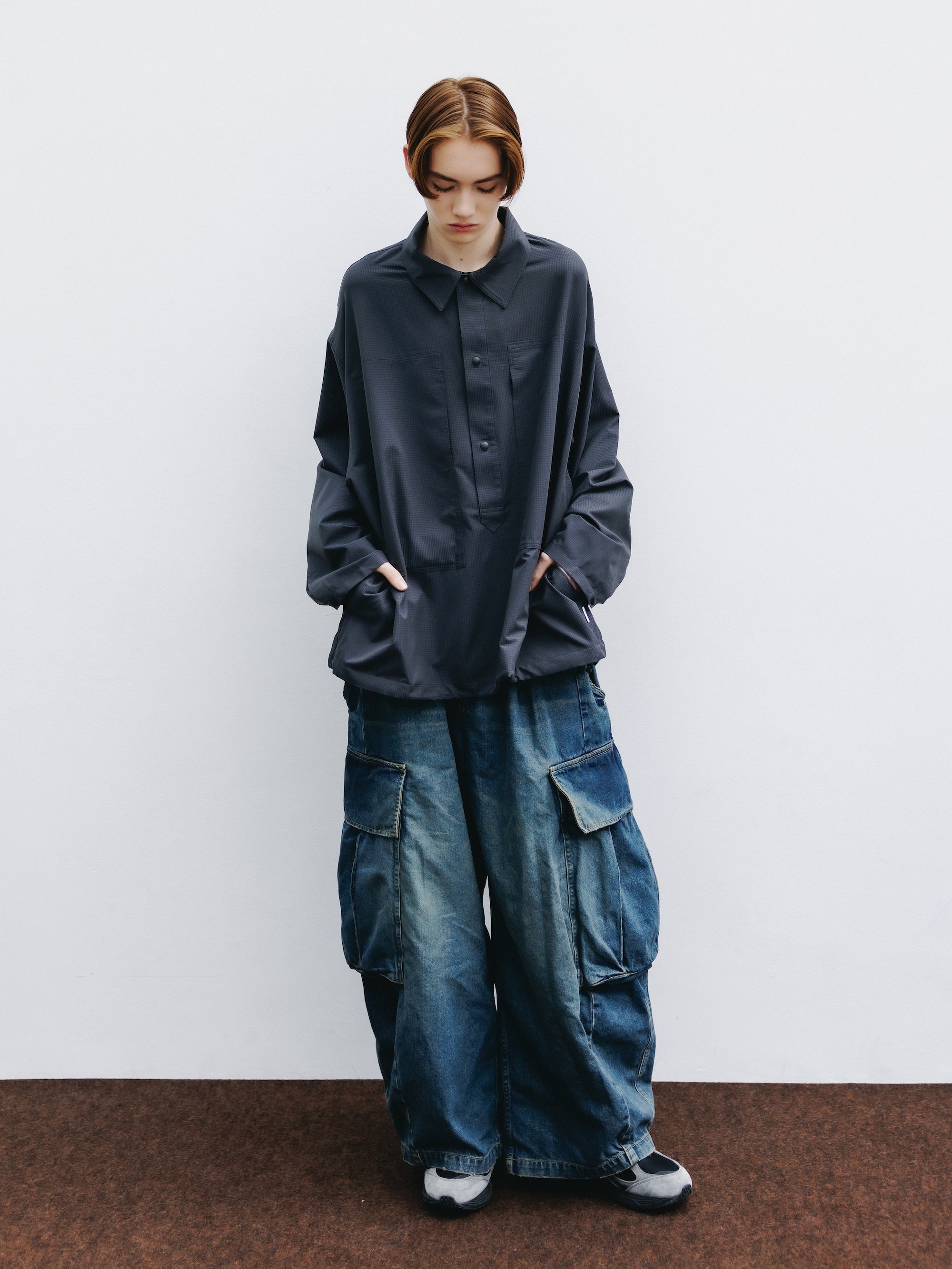 COOLDOTS® M-35 PULLOVER JACKET (CHARCOAL)