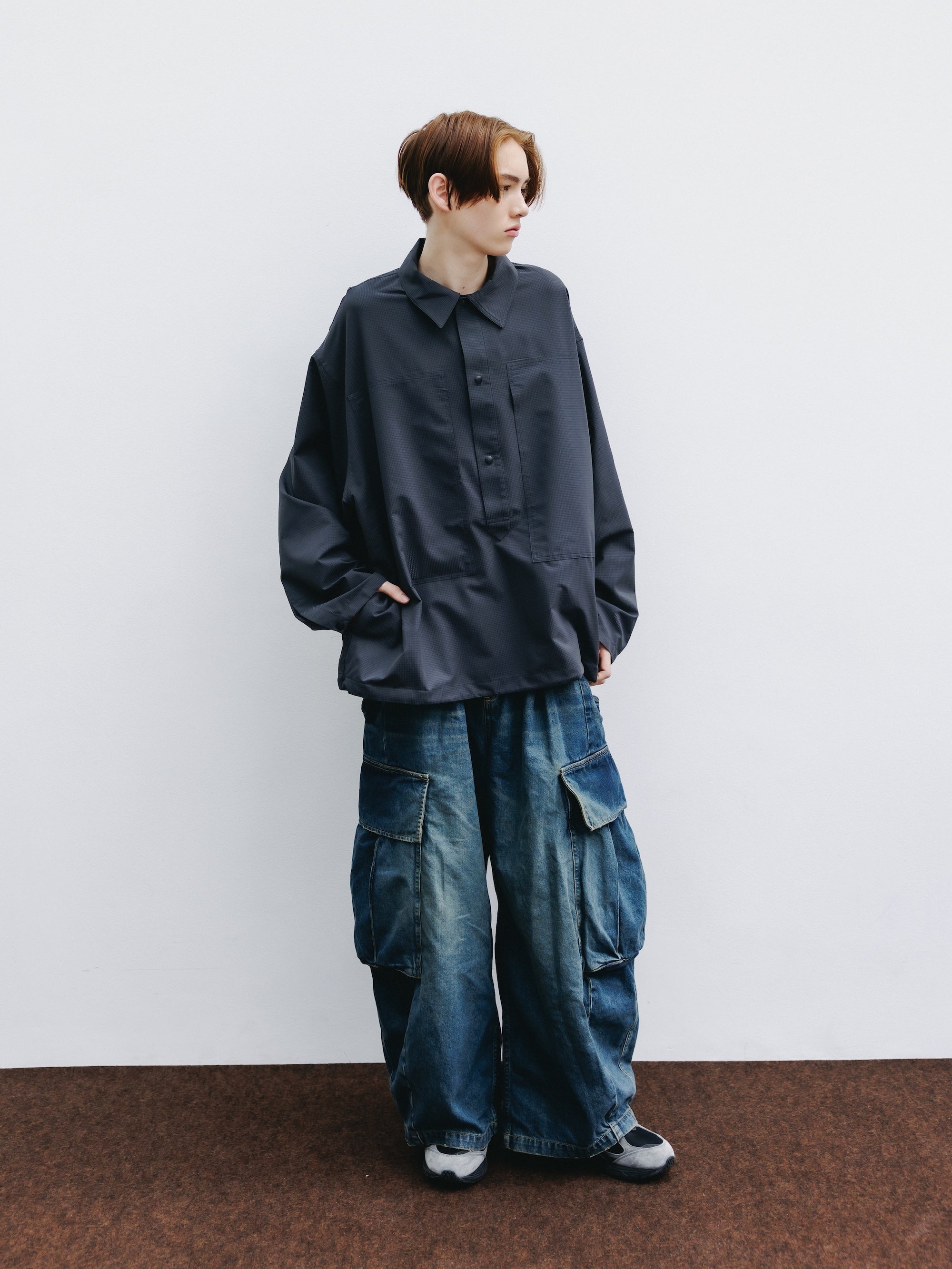 COOLDOTS® M-35 PULLOVER JACKET (CHARCOAL)