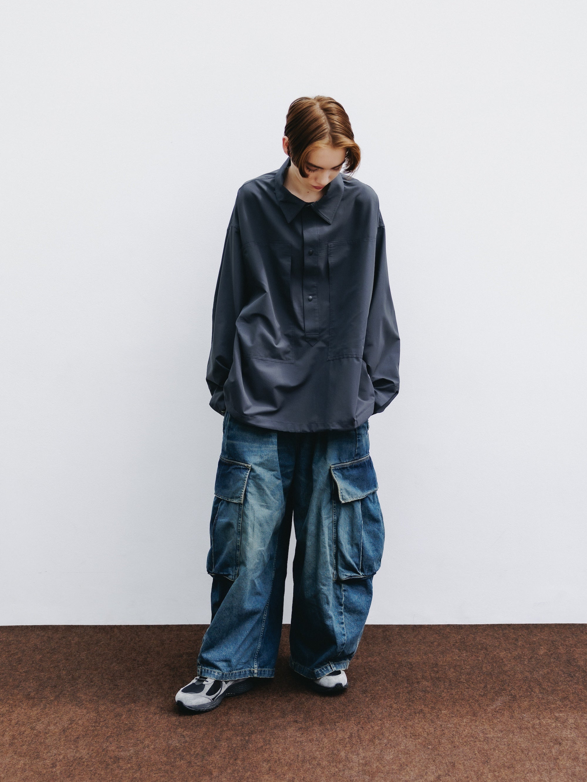 COOLDOTS® M-35 PULLOVER JACKET (CHARCOAL)