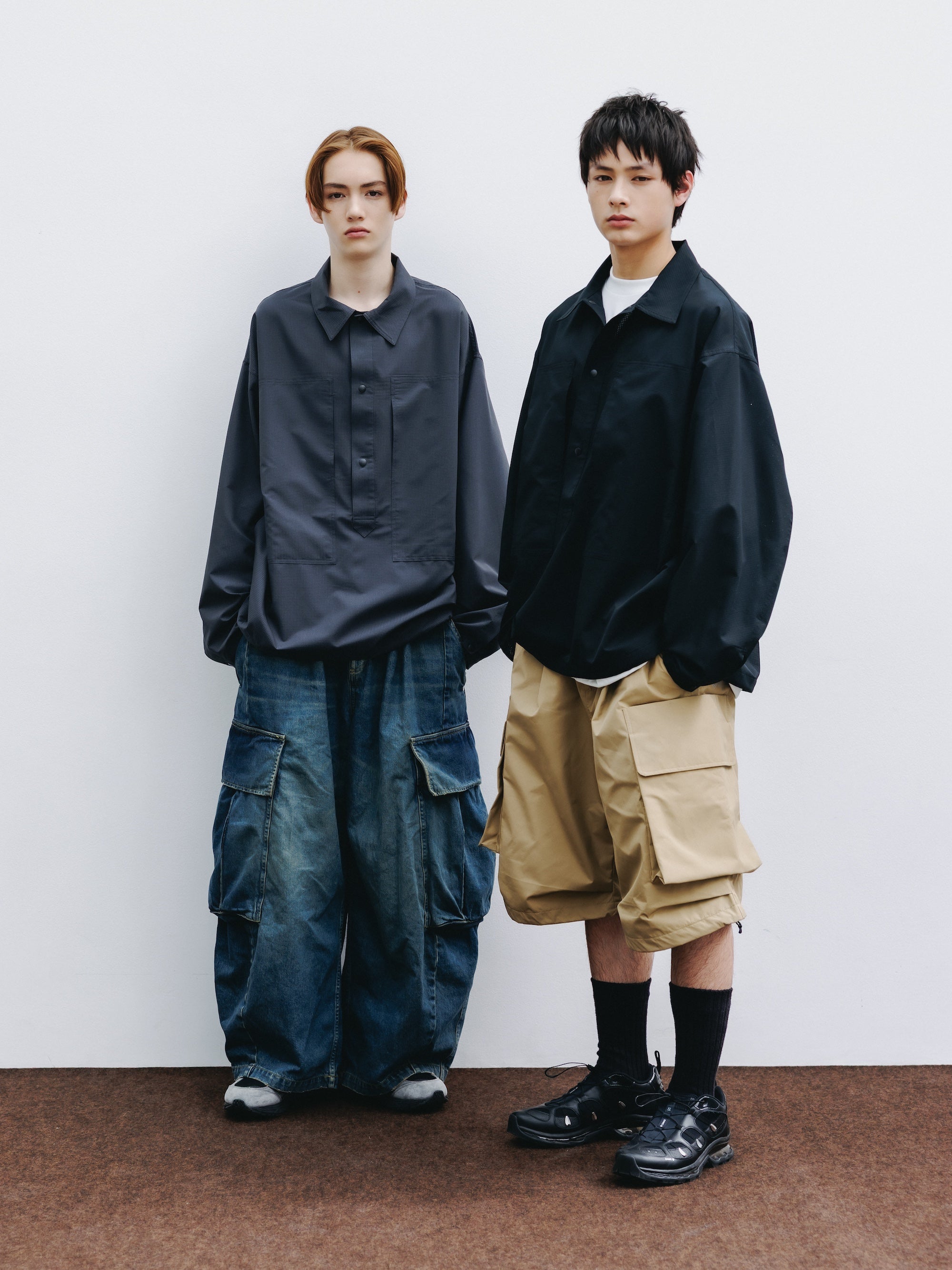 【4.11 SAT 20:00- IN STOCK】COOLDOTS® M-35 PULLOVER JACKET (BLACK)