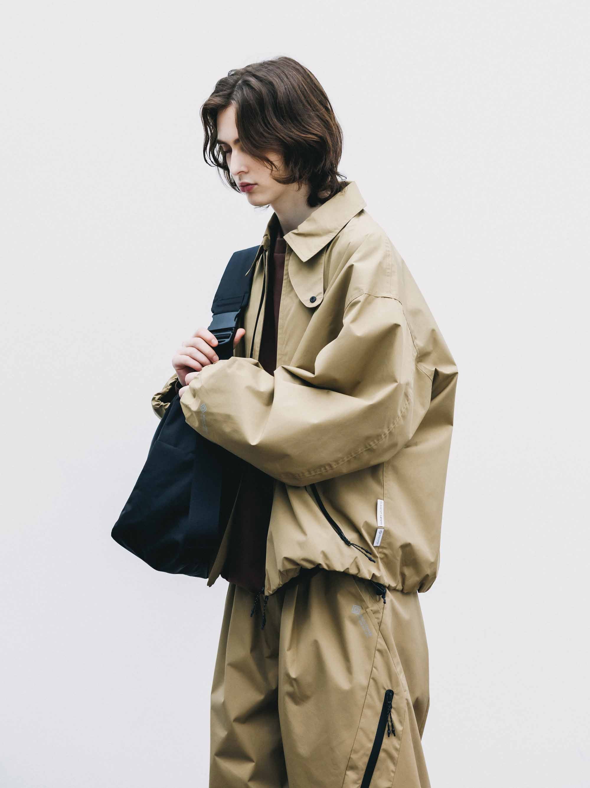 【9.12 SAT 20:00- IN STOCK】+phenix WINDSTOPPER® by GORE-TEX LABS CITY FLIGHT JACKET (CAMEL BEIGE)