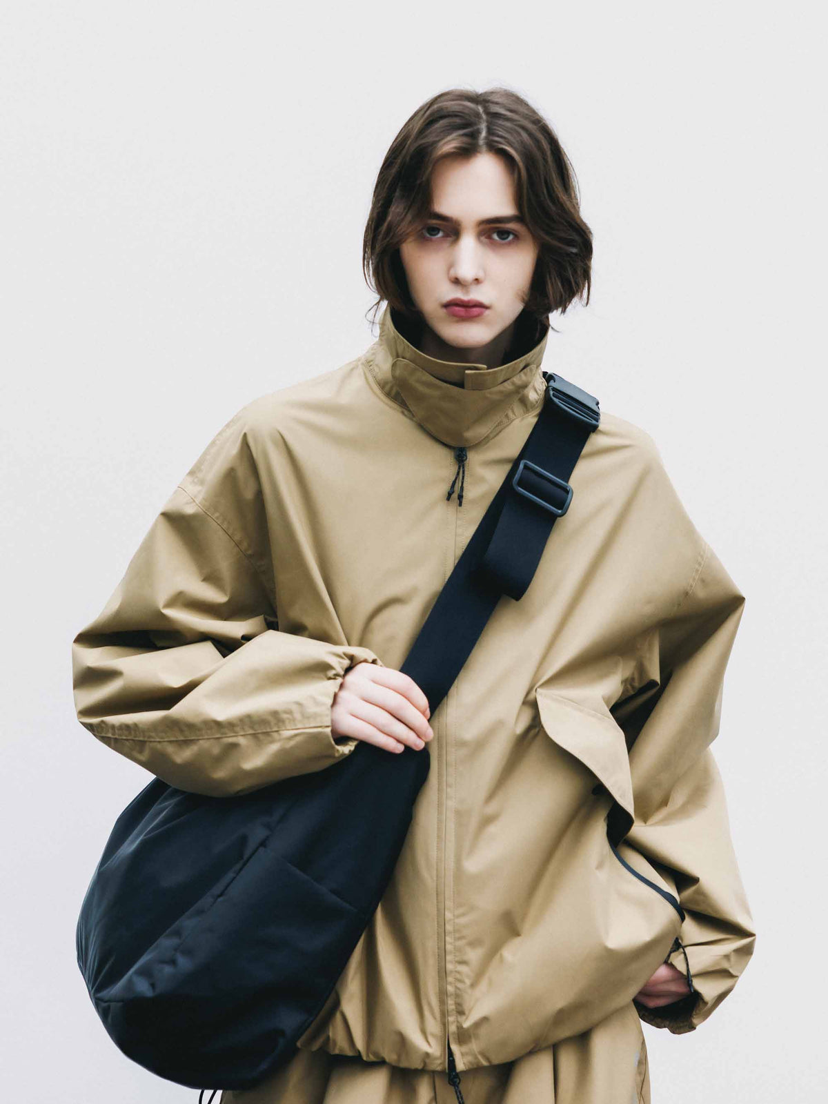 【9.12 SAT 20:00- IN STOCK】+phenix WINDSTOPPER® by GORE-TEX LABS CITY FLIGHT JACKET (CAMEL BEIGE)